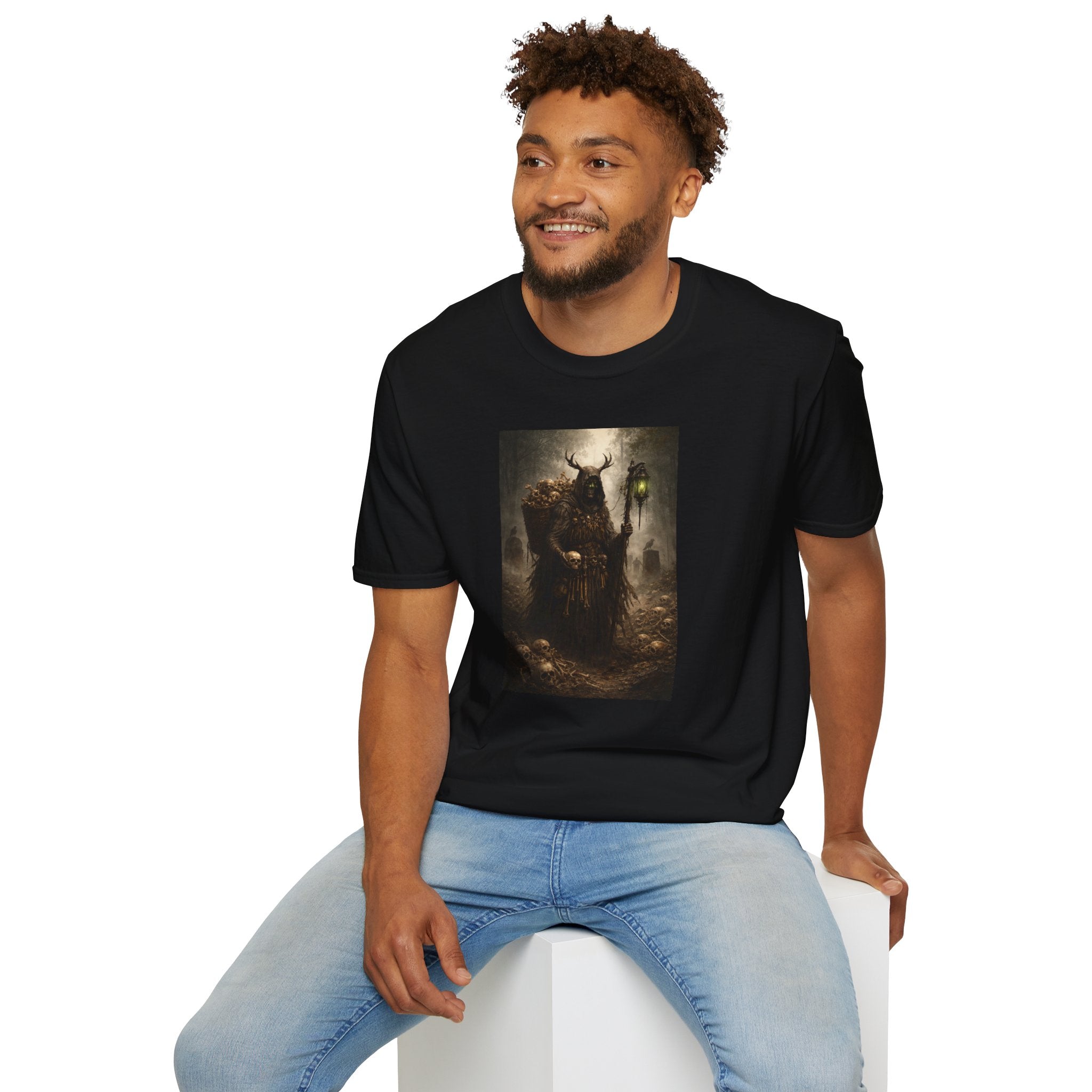The Collector T-Shirt — Dark Fantasy Bone Collector Tee