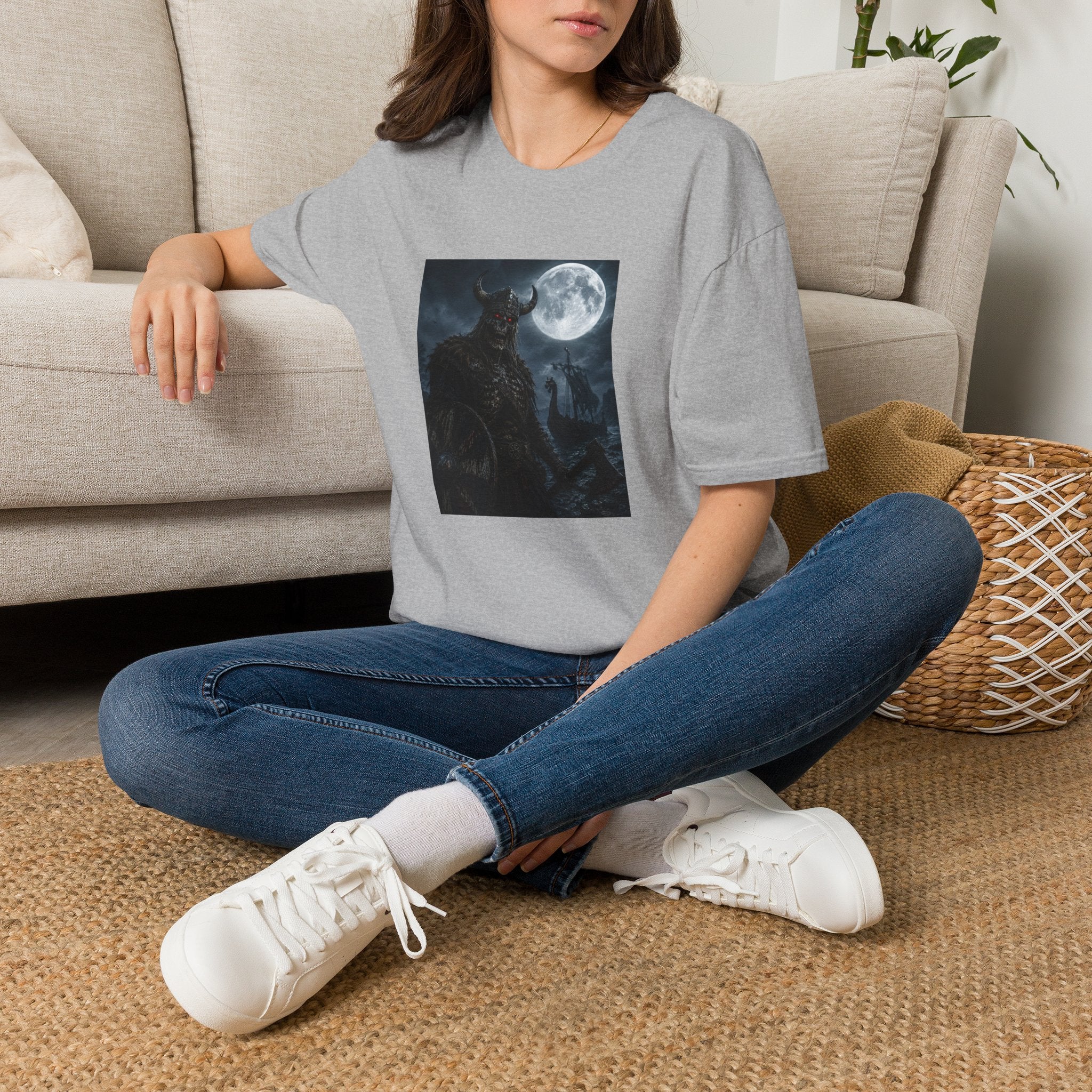 Viking Lord Tee — Moonlit Un-Dead Warrior Graphic T-Shirt