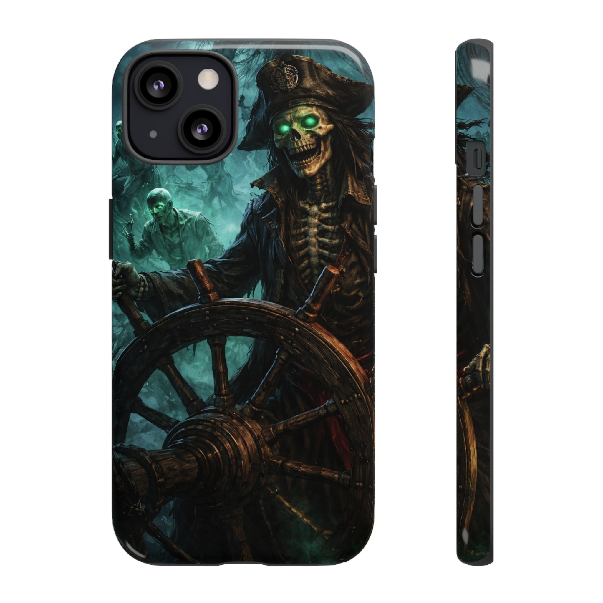 Pirate Skeleton Phone Case — Haunted Ship Captain iPhone Cover