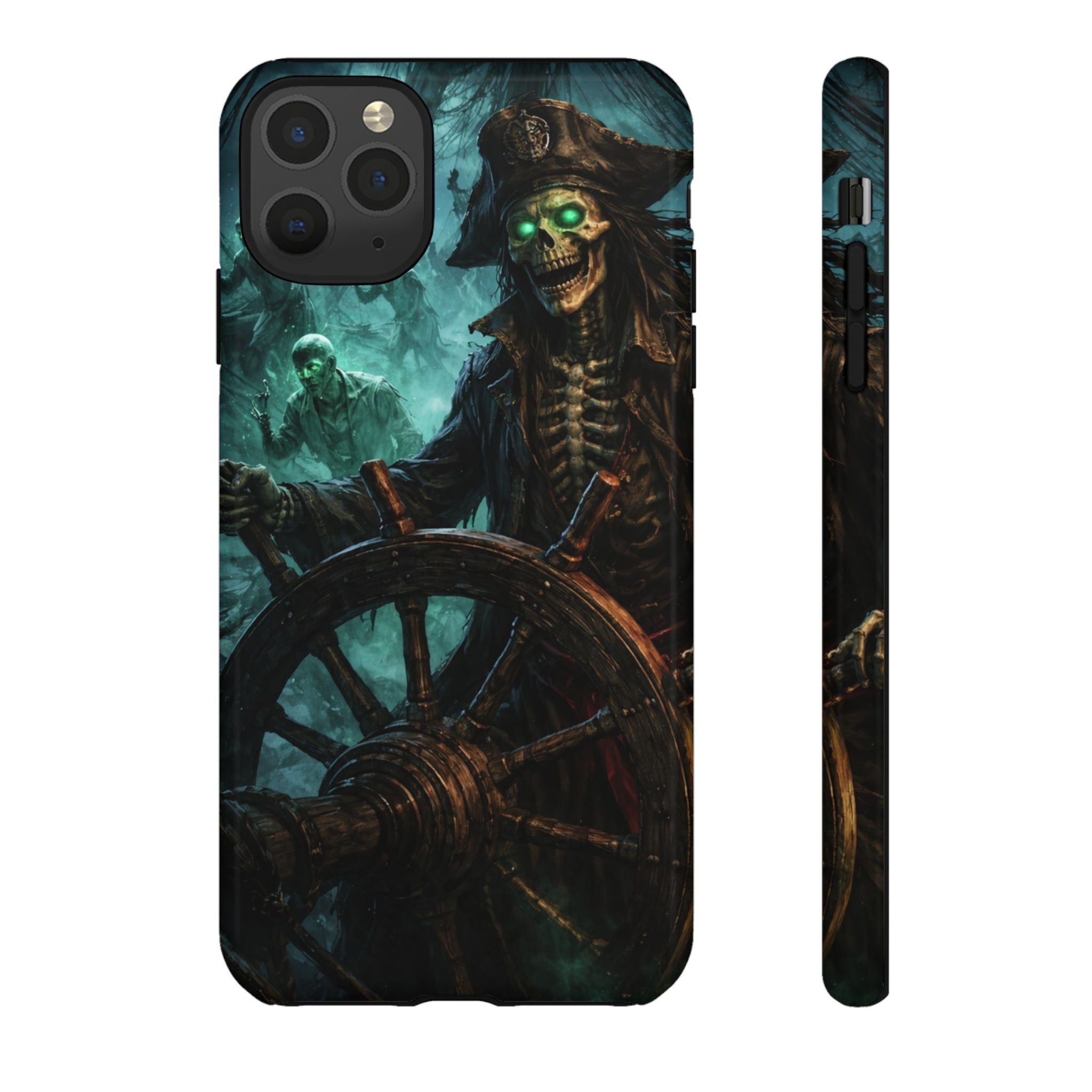 Pirate Skeleton Phone Case — Haunted Ship Captain iPhone Cover