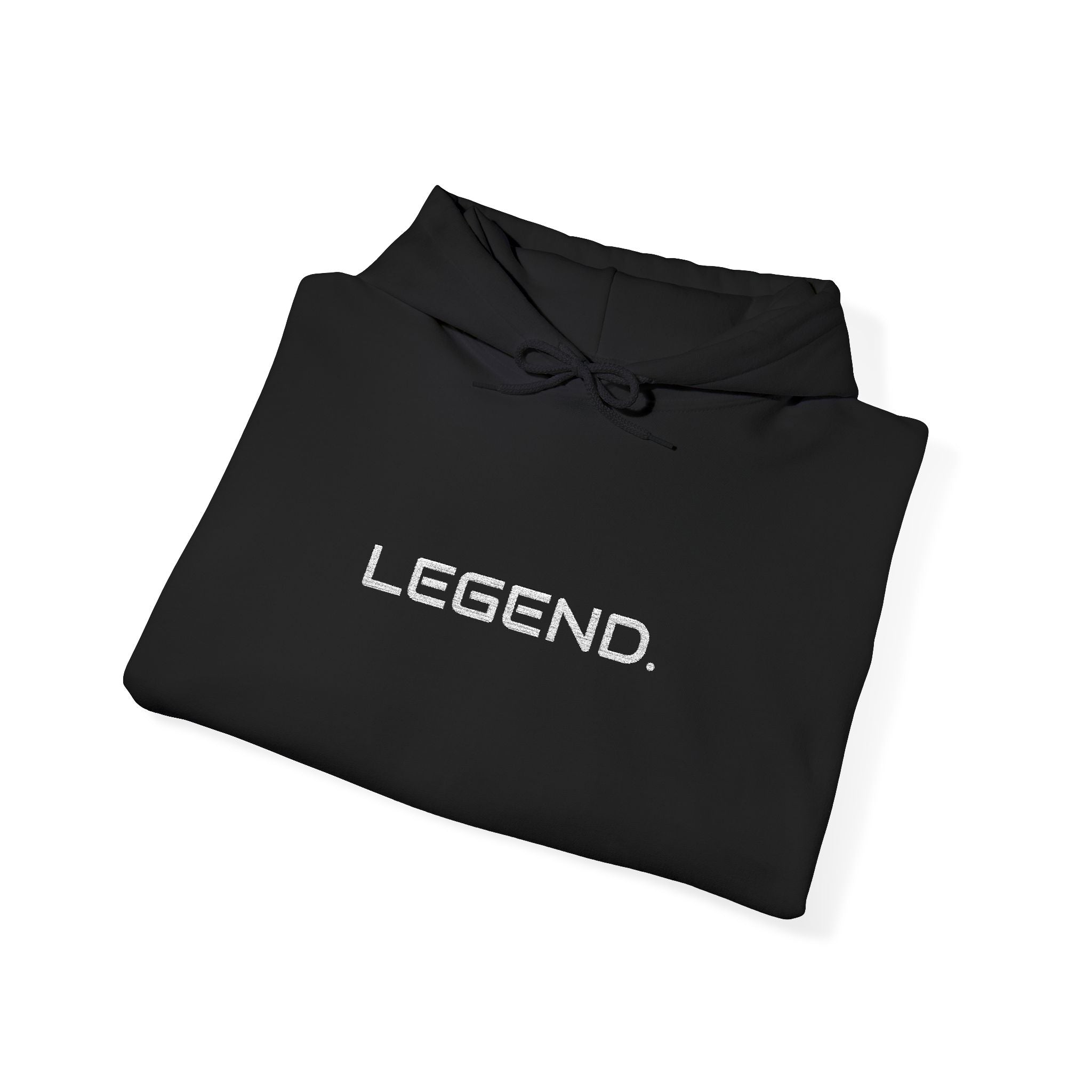 Legend Hoodie – Minimalist 'LEGEND.' Embroidered Pullover