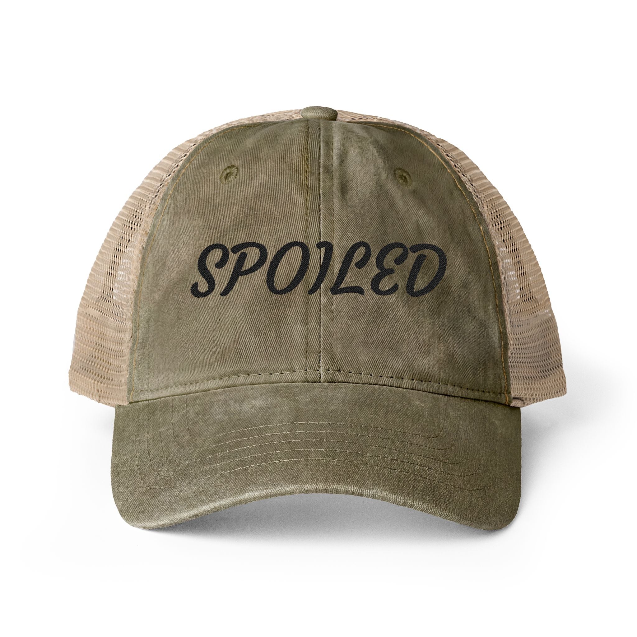 SPOLED - Women's Washed Mesh-Back Cap