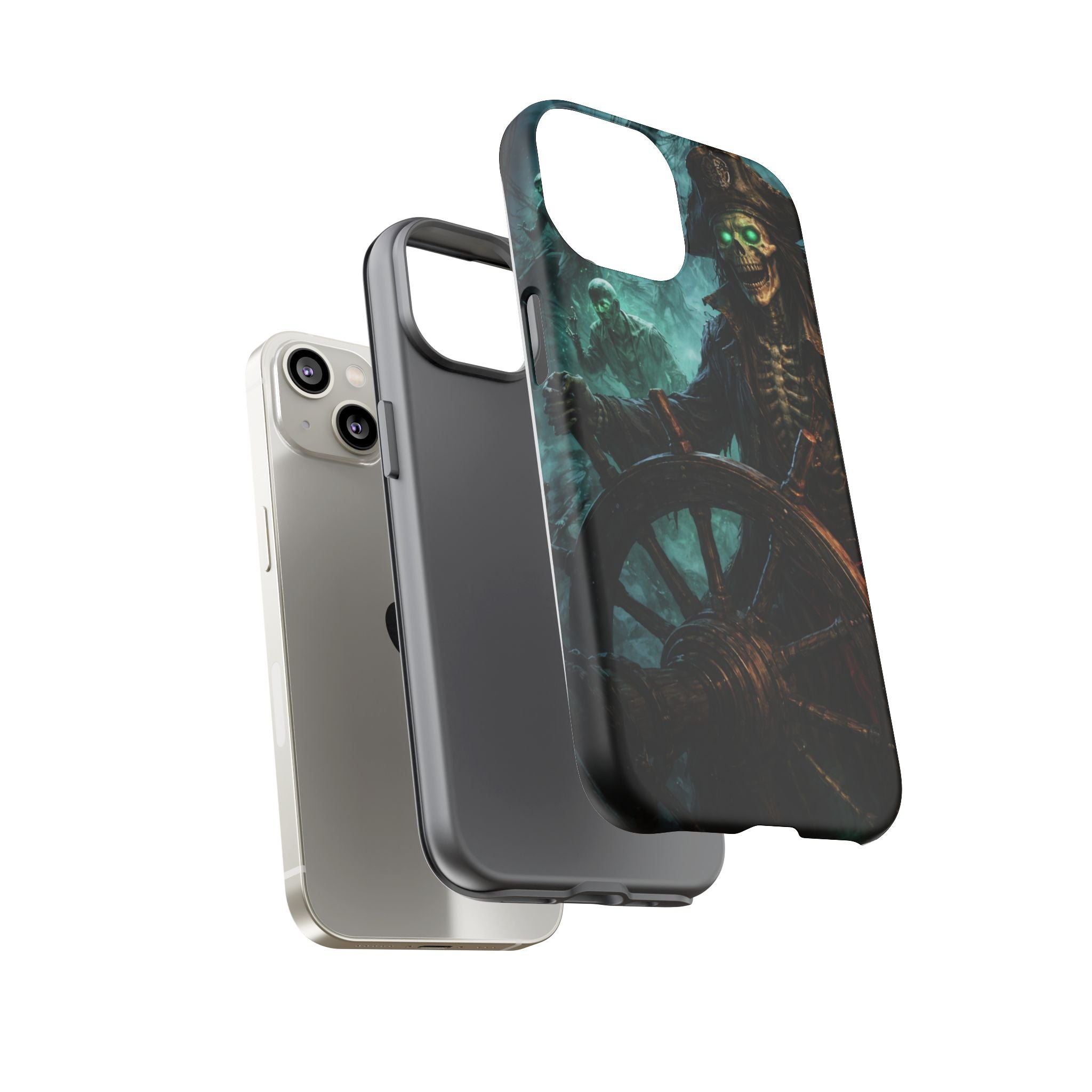 Pirate Skeleton Phone Case — Haunted Ship Captain iPhone Cover