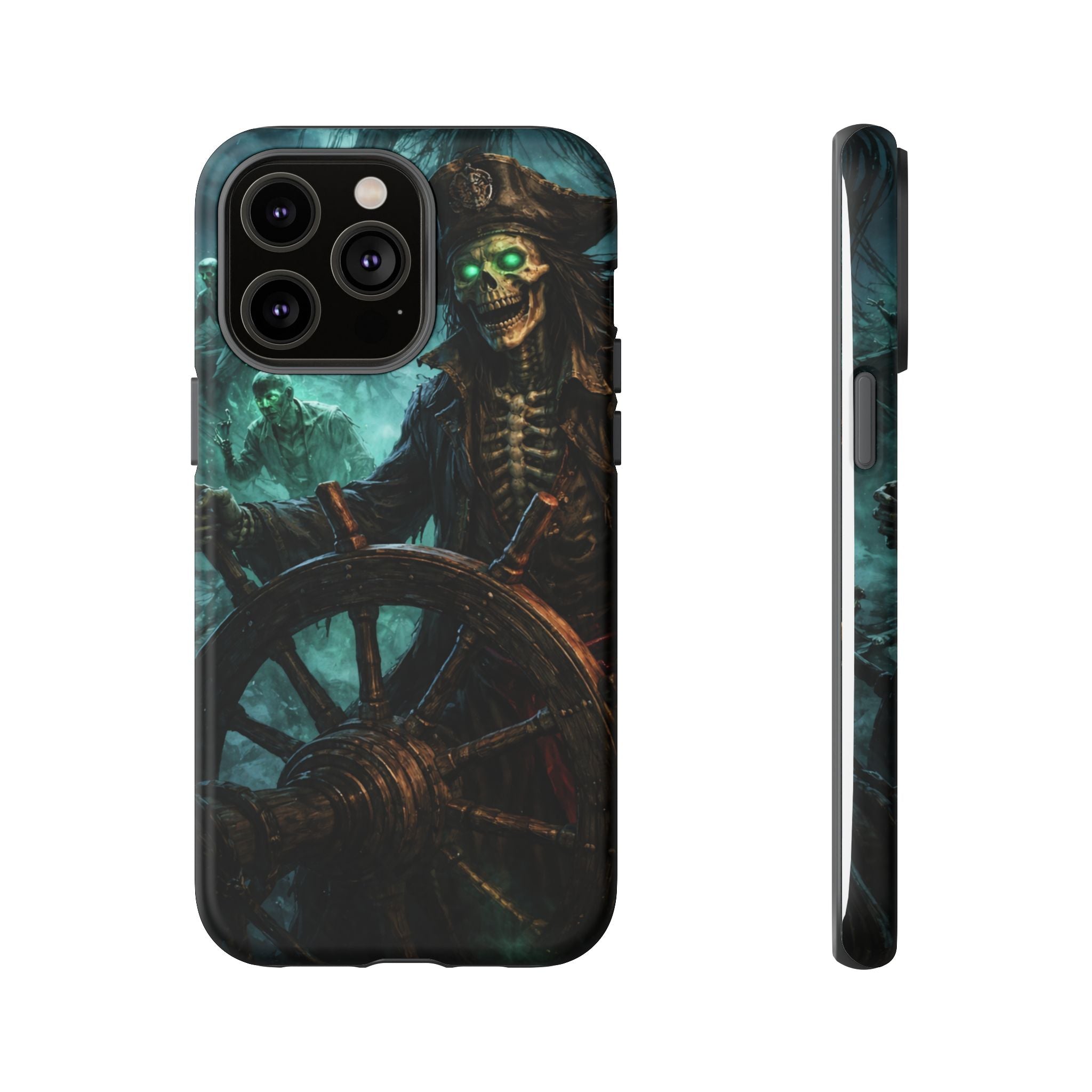 Pirate Skeleton Phone Case — Haunted Ship Captain iPhone Cover