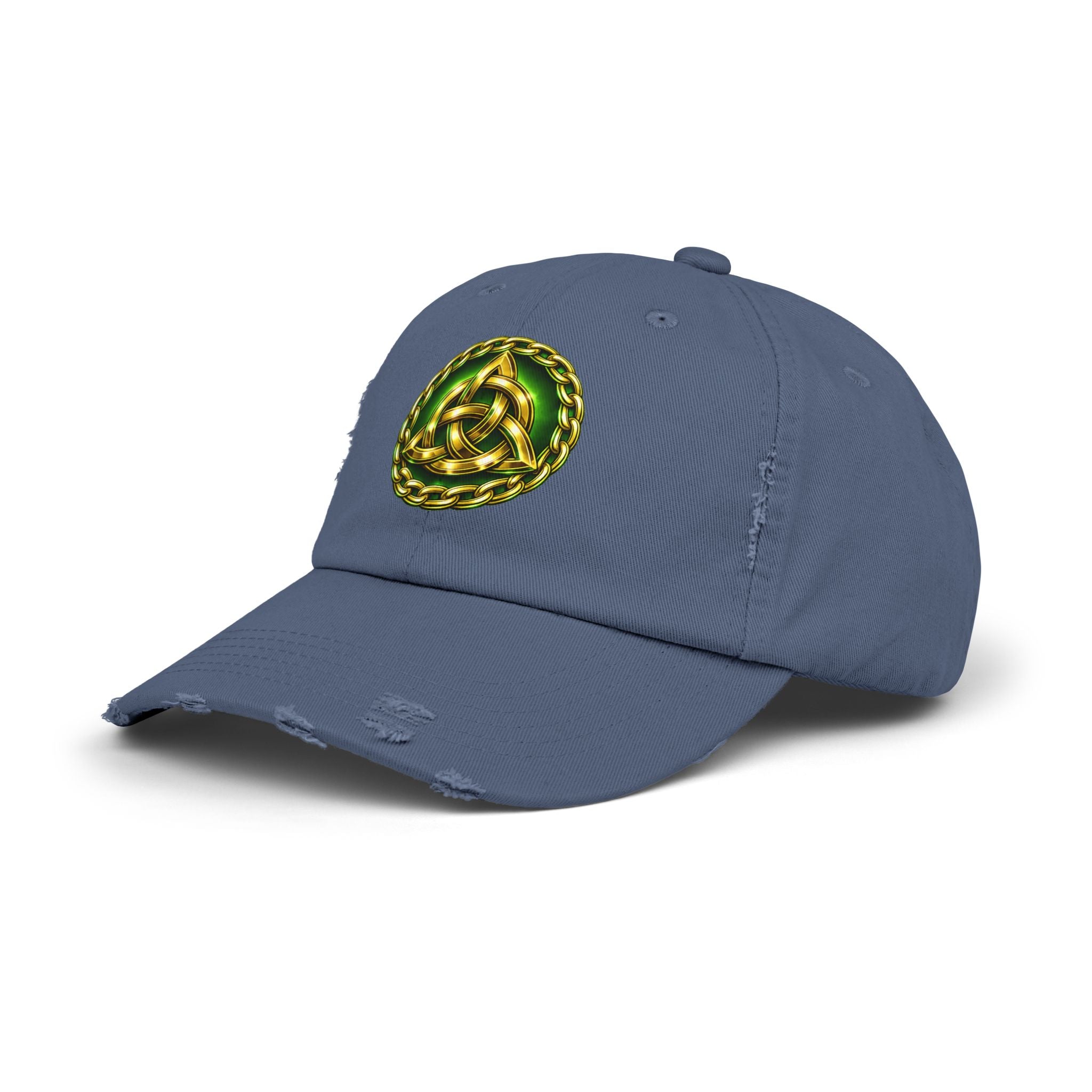 Celtic Triquerta - Trinity Knot Distressed Cap