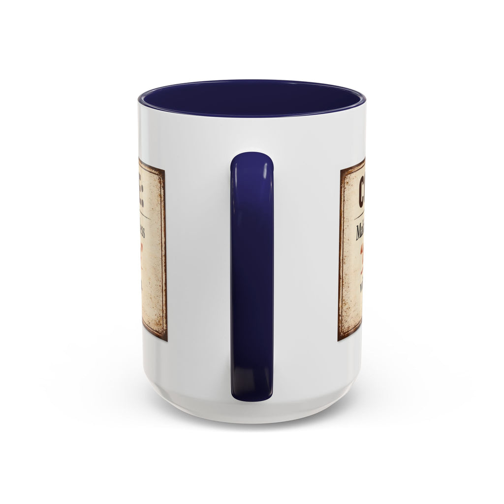 Coffee Mug — “Coffee: Making people less ‘targety’ with every cup” Vintage Accent Mug