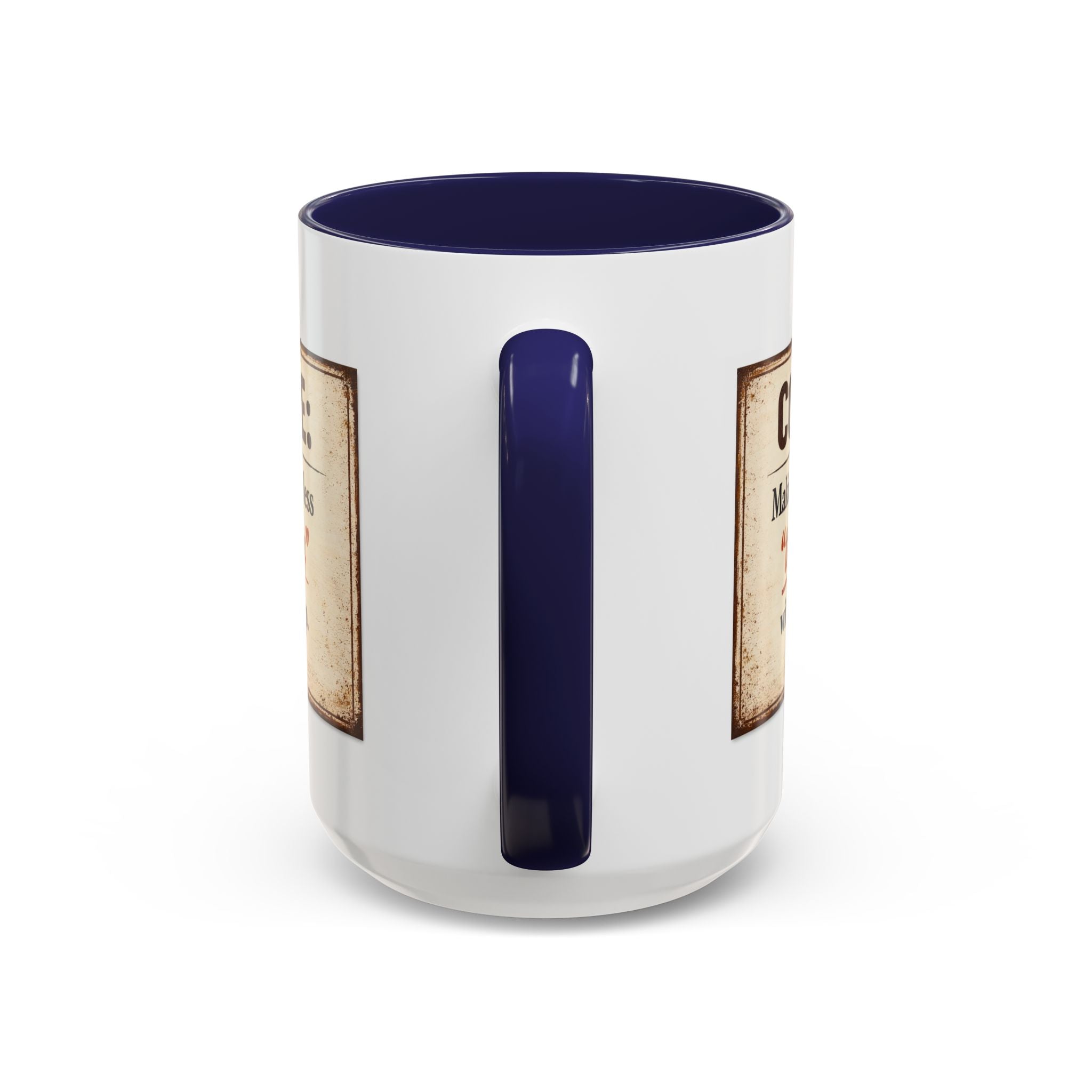 Coffee Mug — “Coffee: Making people less ‘targety’ with every cup” Vintage Accent Mug