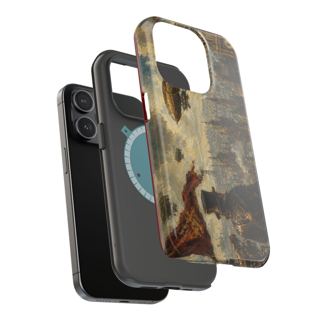 Steampunk Scene Magnetic Impact-Resistant Phone Case