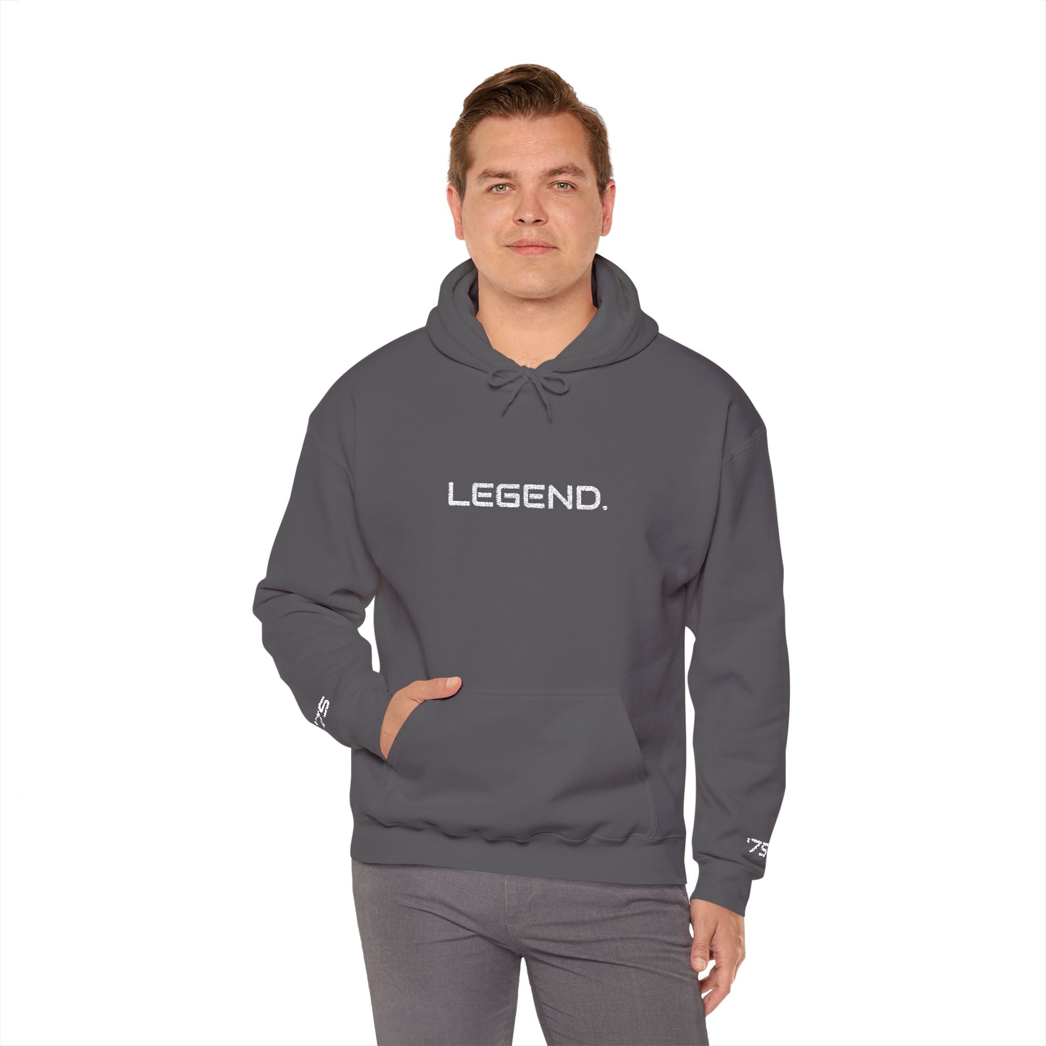 Legend Hoodie – Minimalist 'LEGEND.' Embroidered Pullover