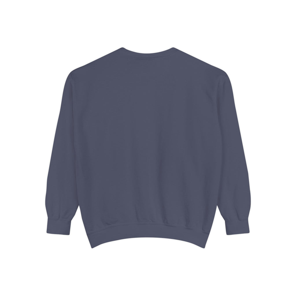 Dragon Night Sweatshirt — Mystical Purple Dragon Over Moonlit Village