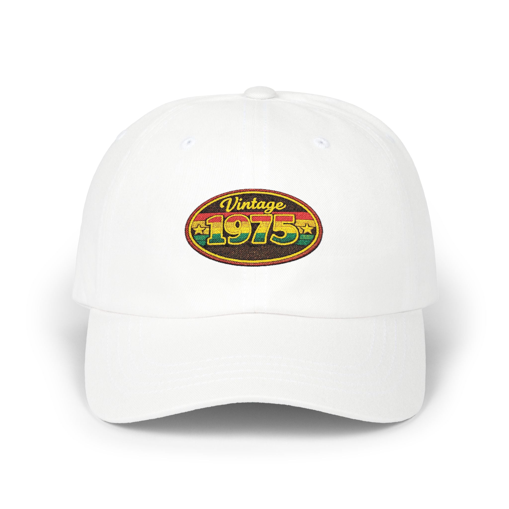 Dad Cap — Vintage 1975 Embroidered Patch Hat