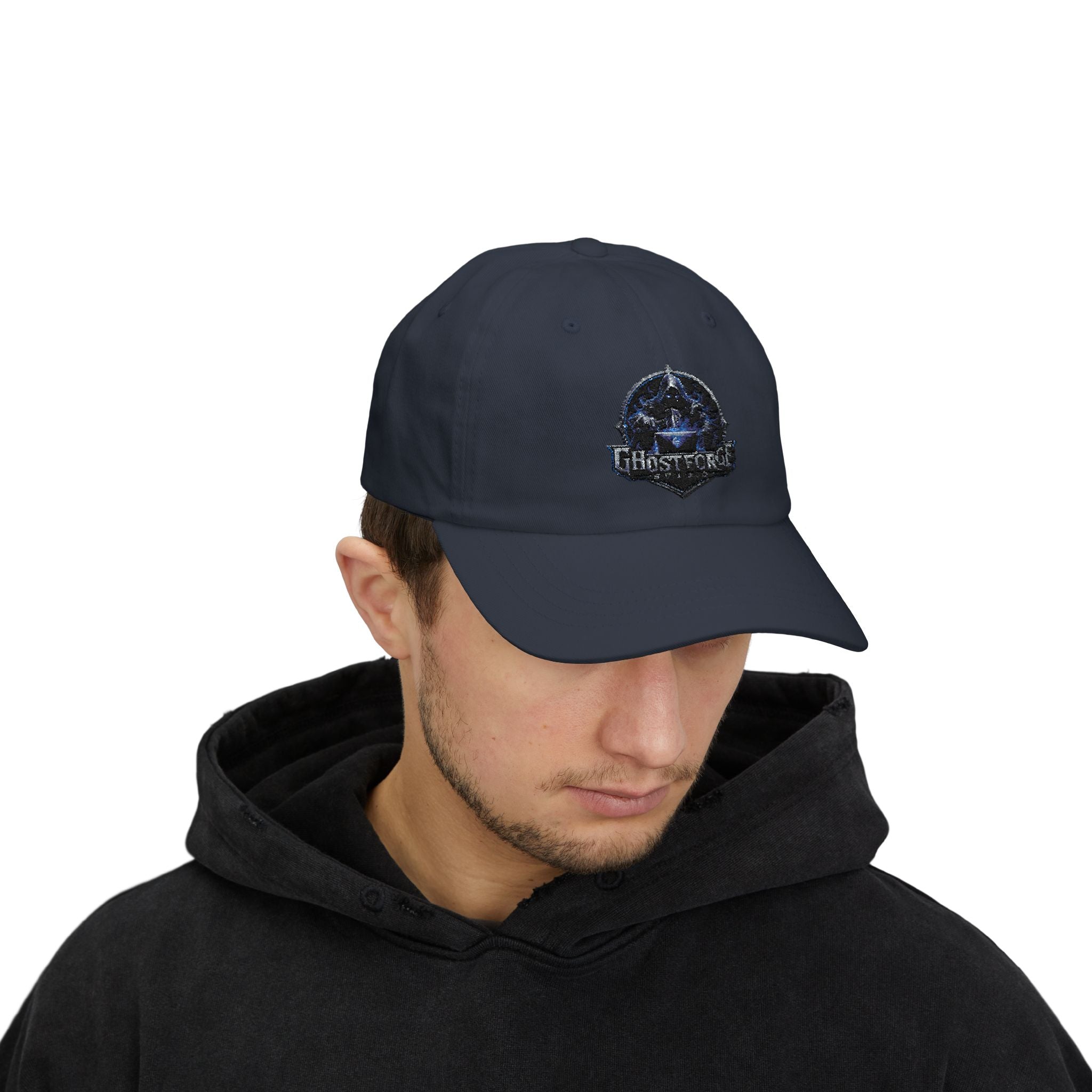 Ghostforge Studio Classic Dad Cap – Embroidered Logo Baseball Hat