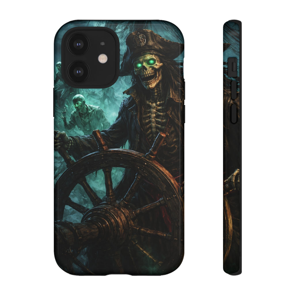 Pirate Skeleton Phone Case — Haunted Ship Captain iPhone Cover