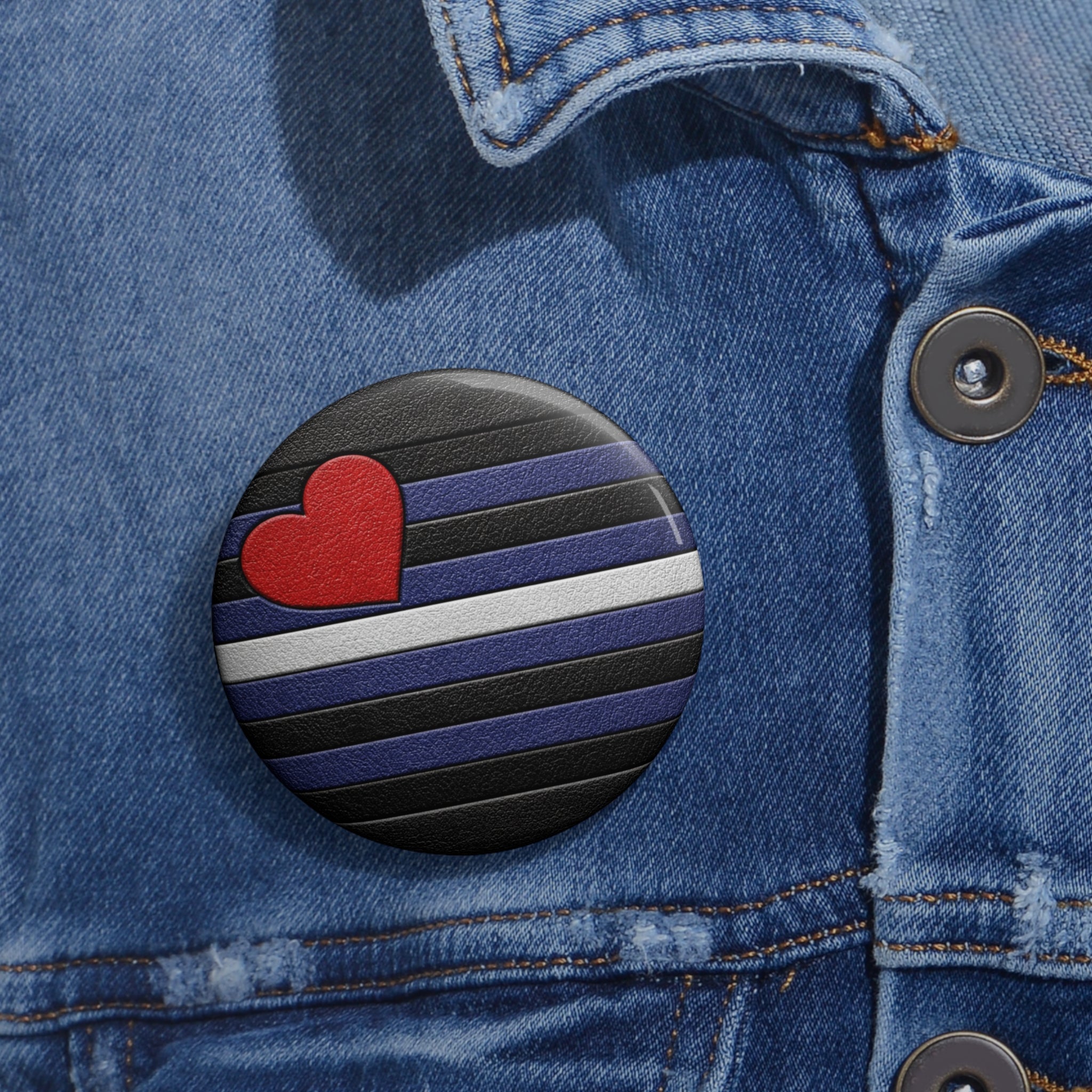 Leather Pride Pin Button — LeatherPPL Unite