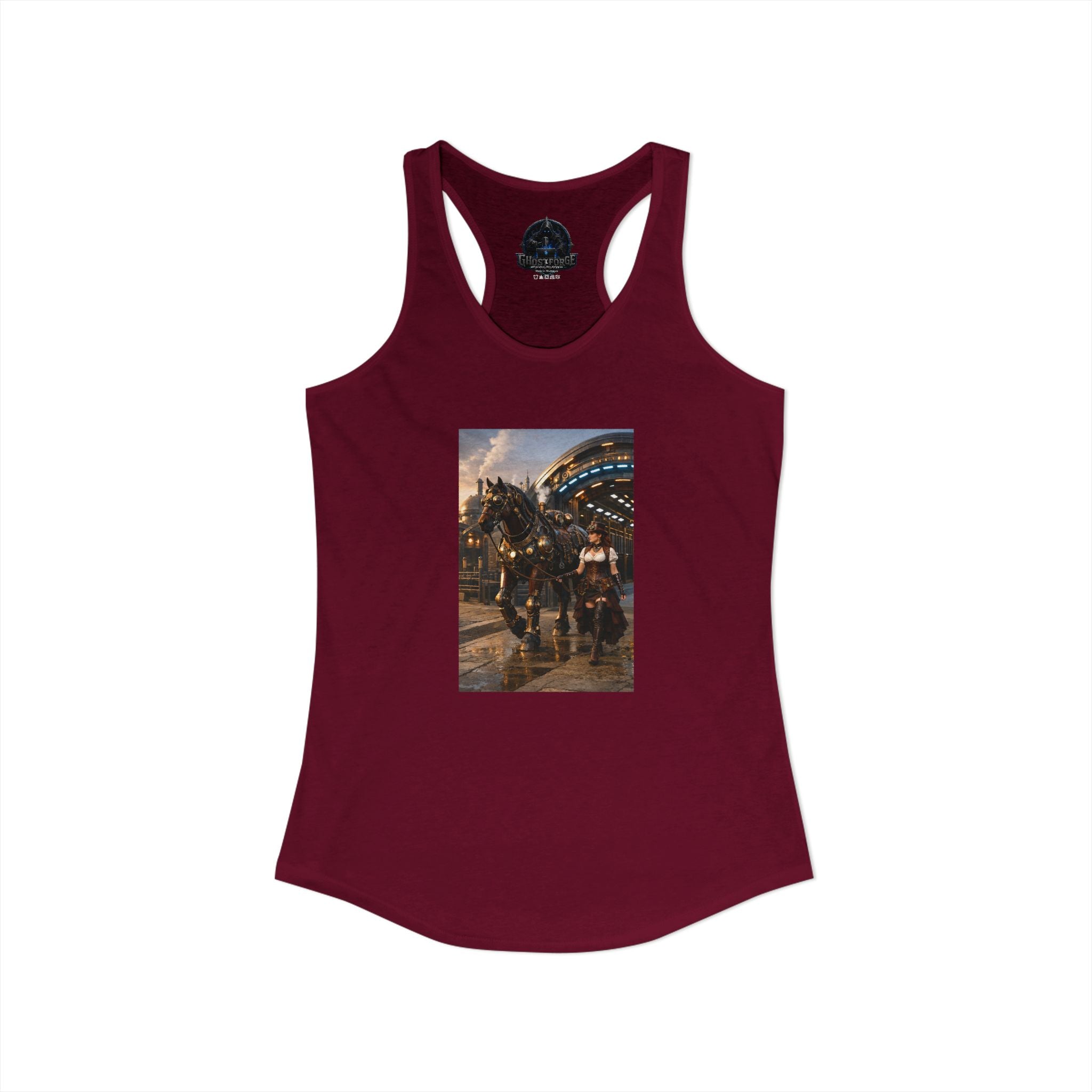 Women's Steampunk Racerback Tank