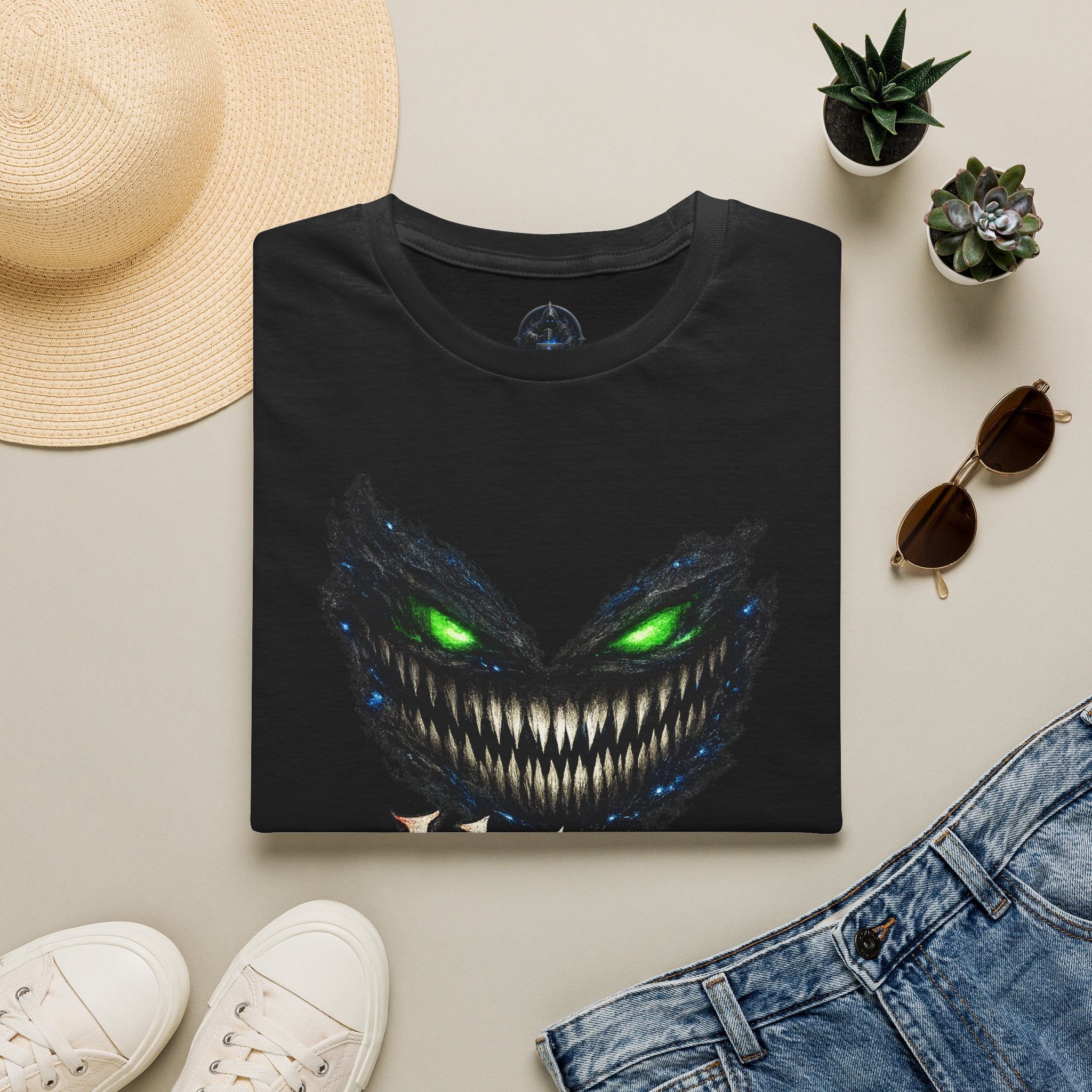 Horror Monster Tee — "I Bite..." Graphic T-Shirt