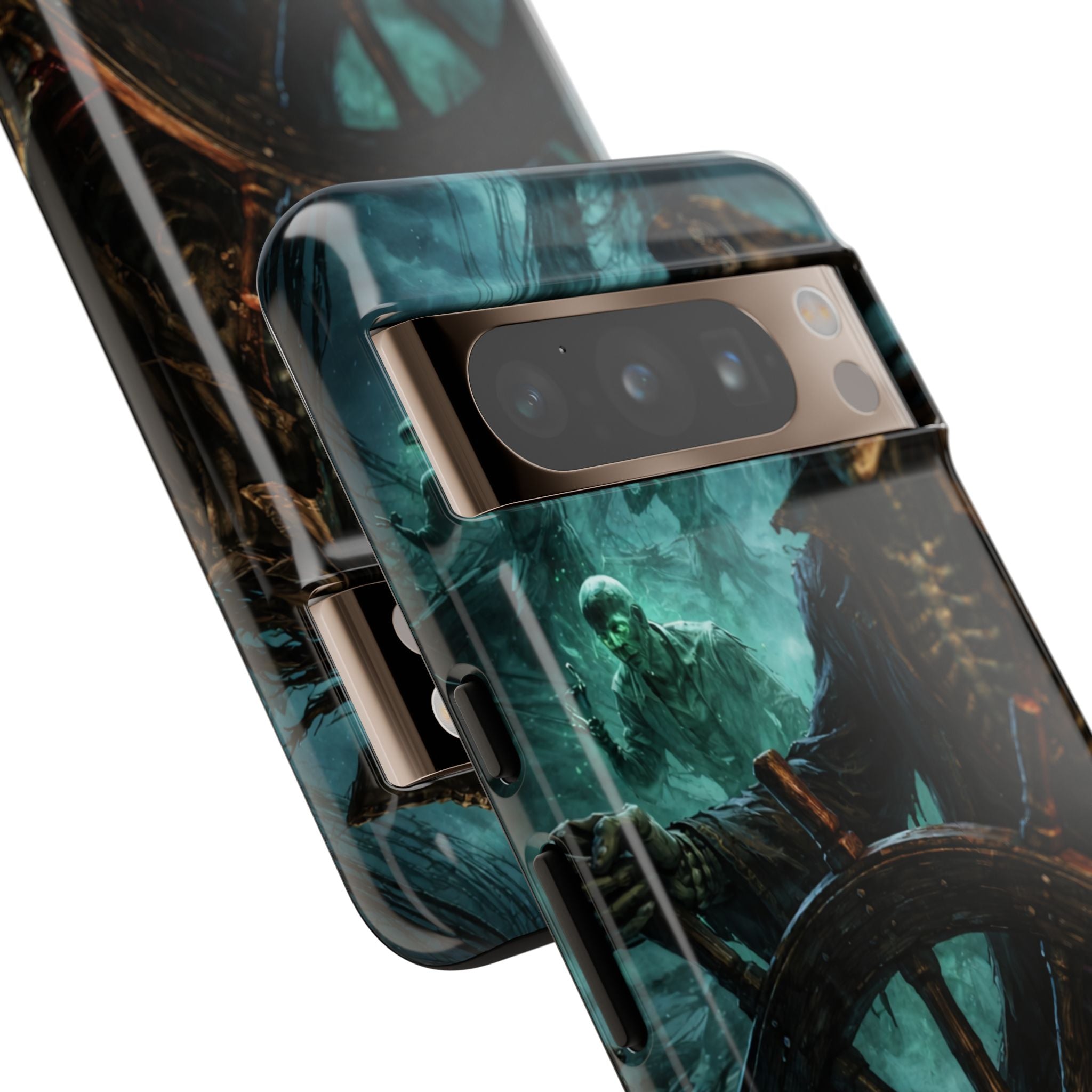 Pirate Skeleton Phone Case — Haunted Ship Captain iPhone Cover