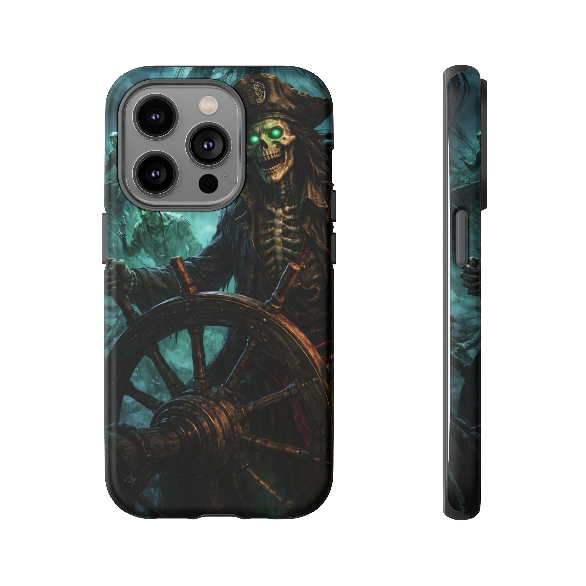 Pirate Skeleton Phone Case — Haunted Ship Captain iPhone Cover