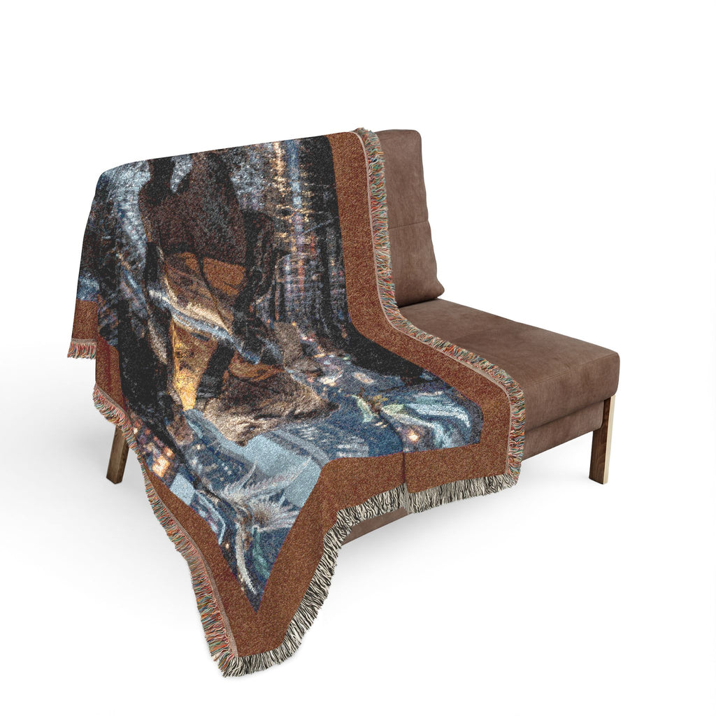 Messenger Otter Woven Blanket