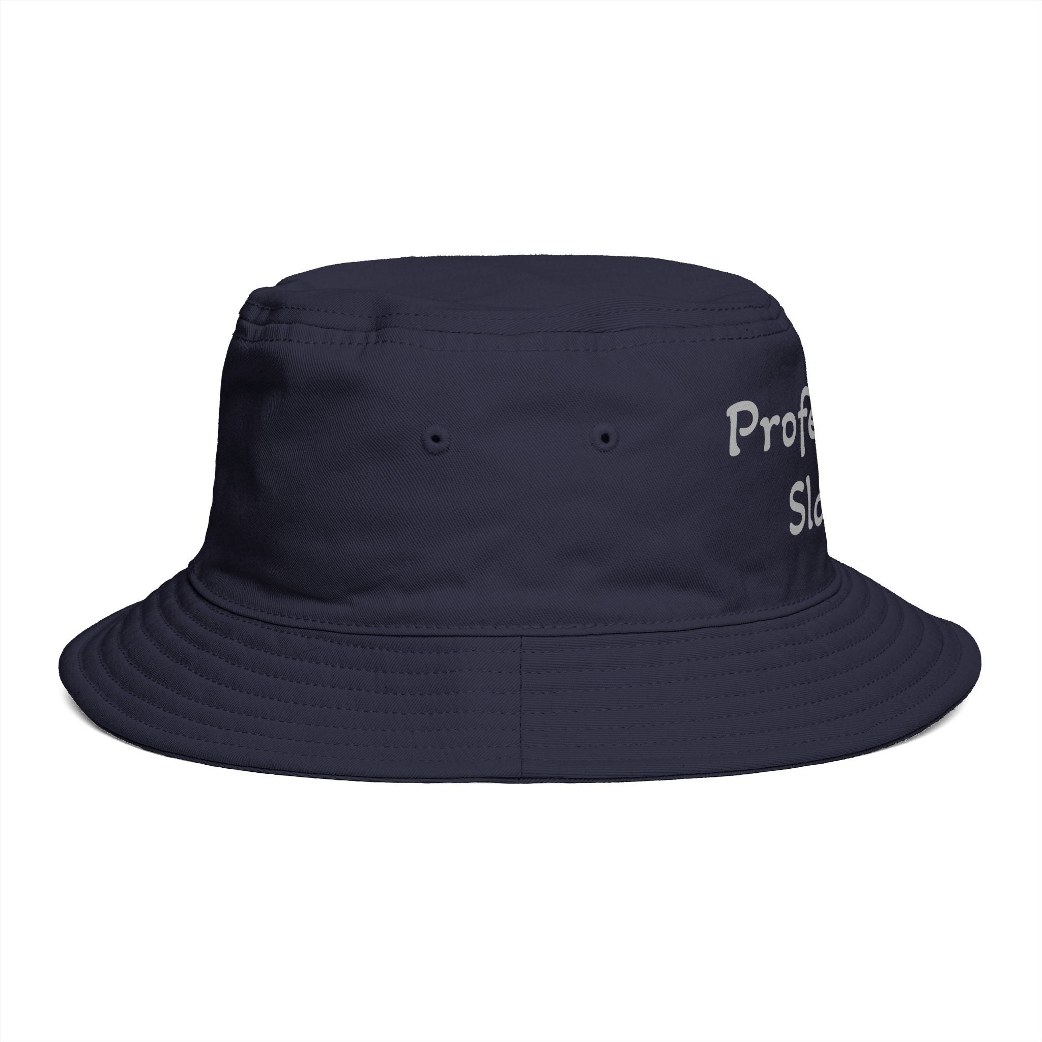 Professional Slacker Bucket Hat — Funny Casual Brim Hat for Laid-Back Style