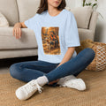 Hunting With Dog Tee — Autumn Camouflage Retriever Forest Shirt