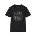 Gothic Haunted Library Scene T-Shirt — Haunted Library Art Tee