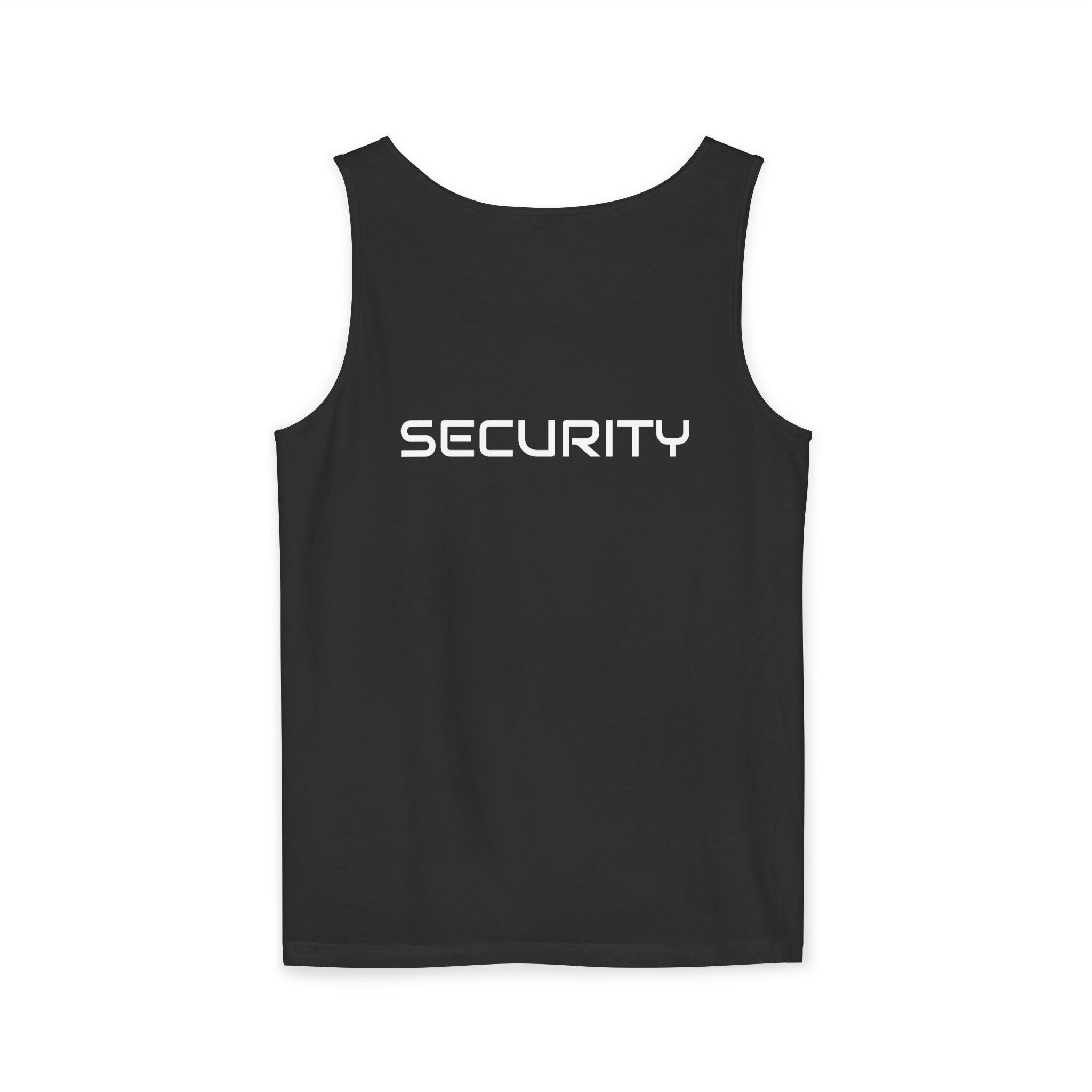SECURITY Graphic Tank Top — Bold 'SECURITY' Streetwear Muscle Tee
