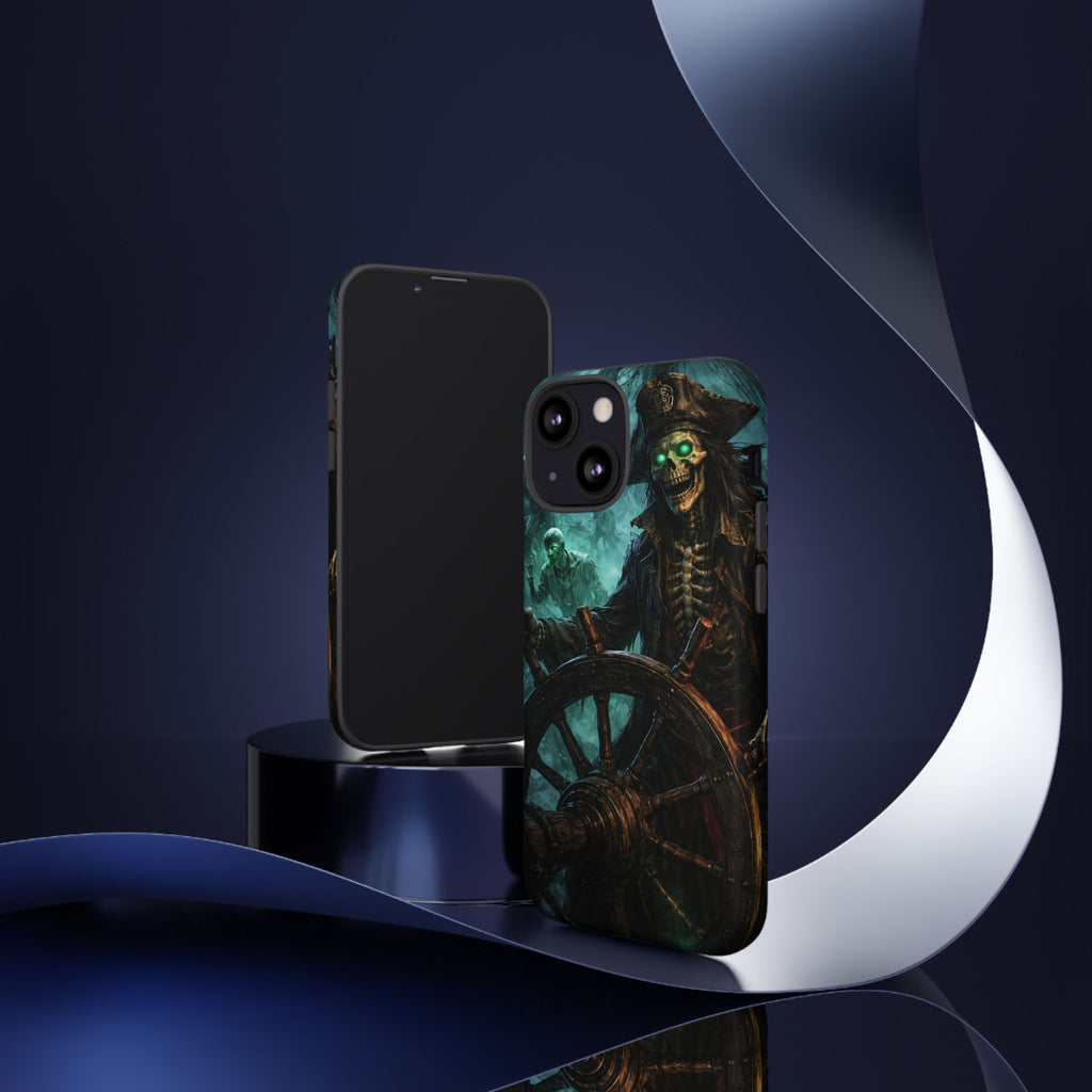 Pirate Skeleton Phone Case — Haunted Ship Captain iPhone Cover