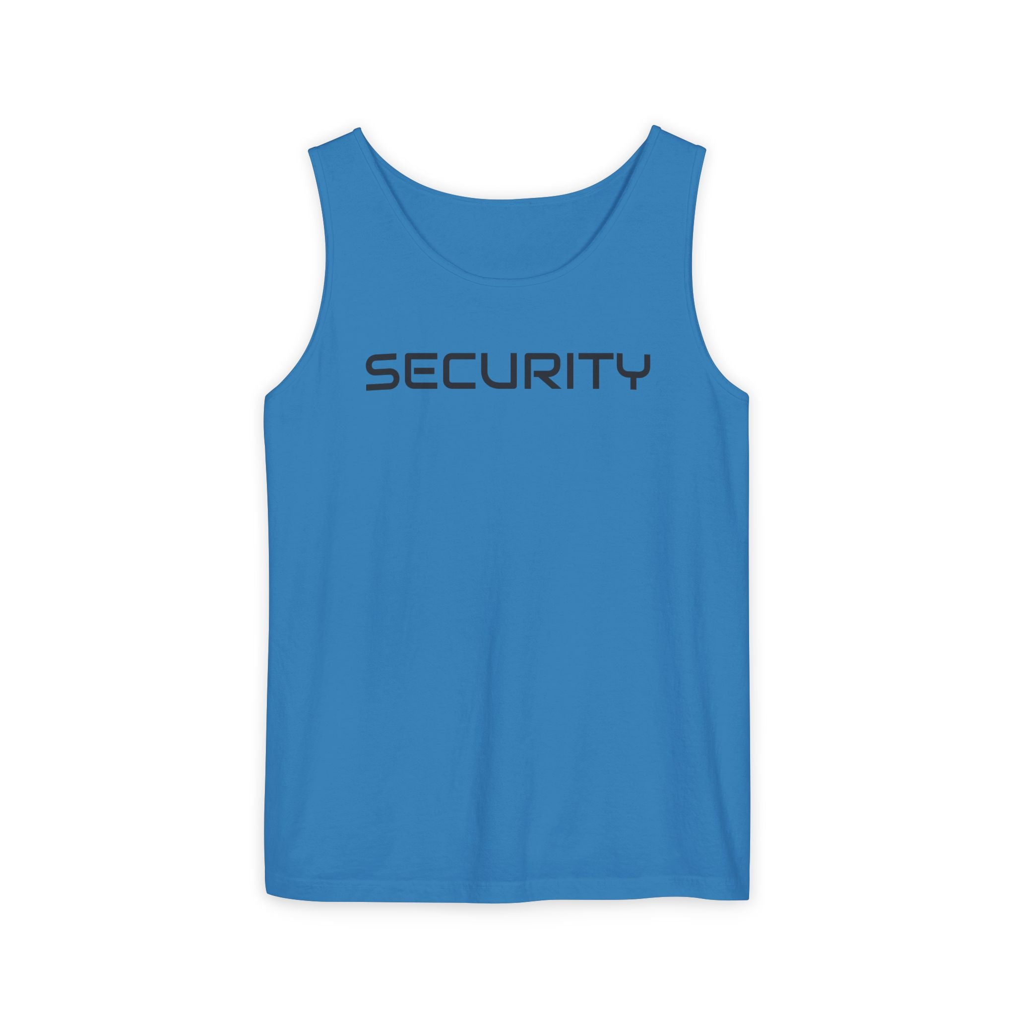 SECURITY Graphic Tank Top — Bold 'SECURITY' Streetwear Muscle Tee
