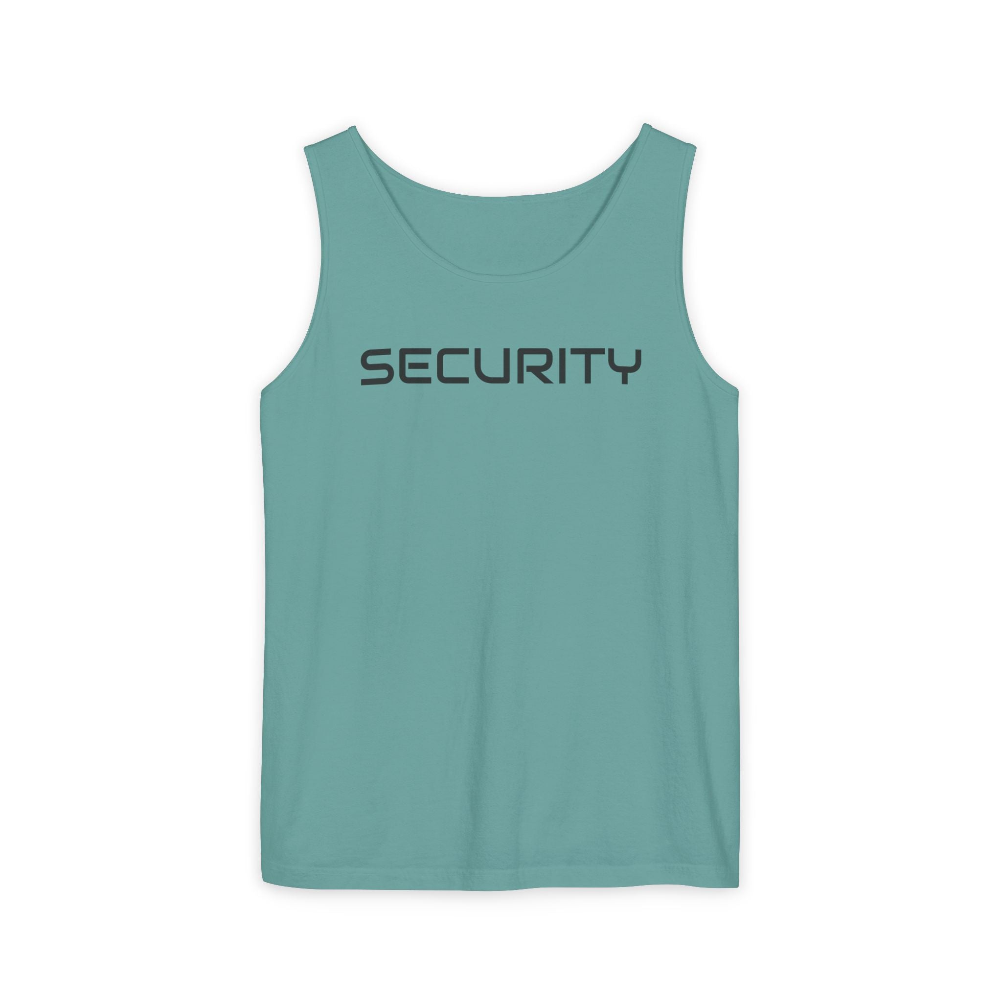 SECURITY Graphic Tank Top — Bold 'SECURITY' Streetwear Muscle Tee
