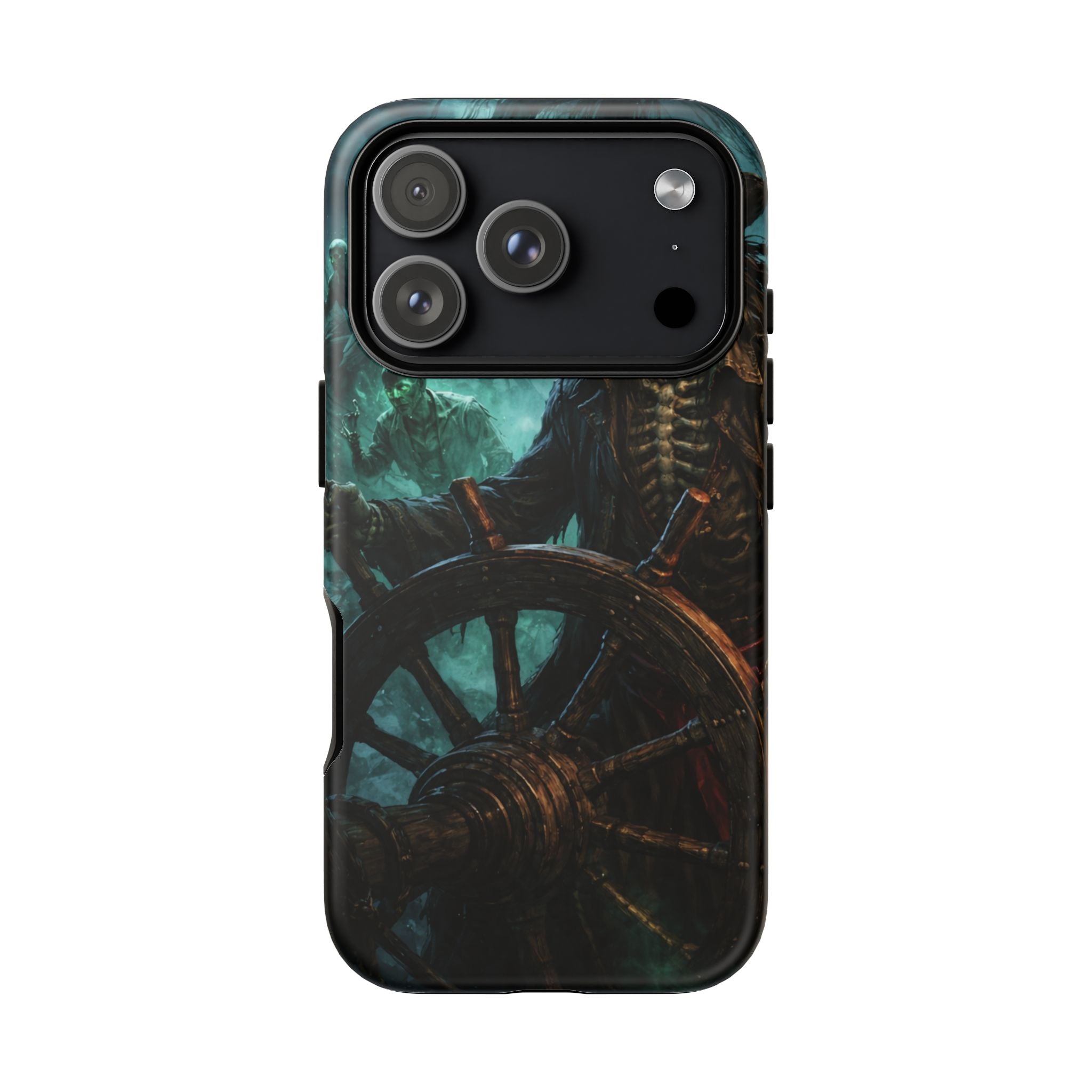Pirate Skeleton Phone Case — Haunted Ship Captain iPhone Cover