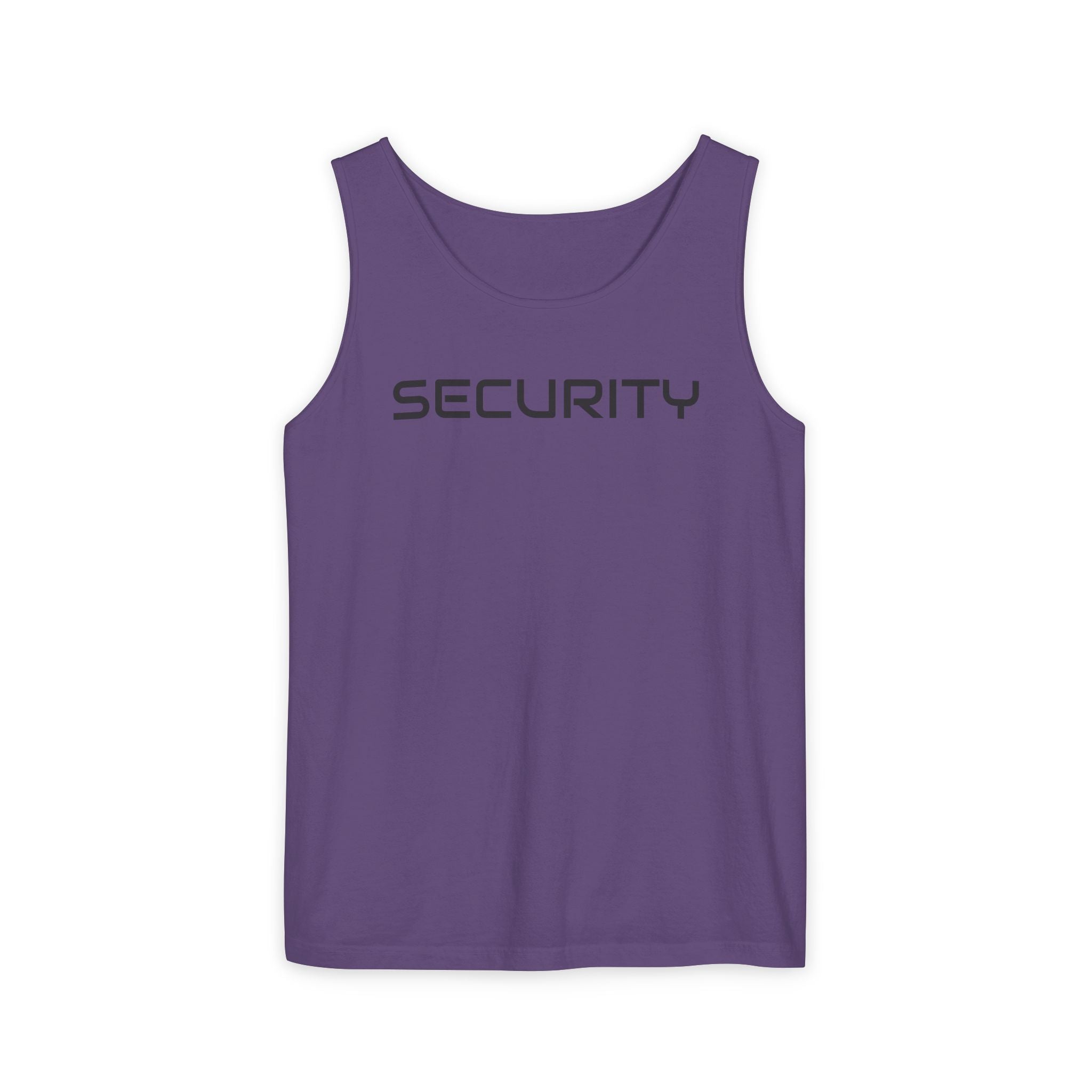 SECURITY Graphic Tank Top — Bold 'SECURITY' Streetwear Muscle Tee