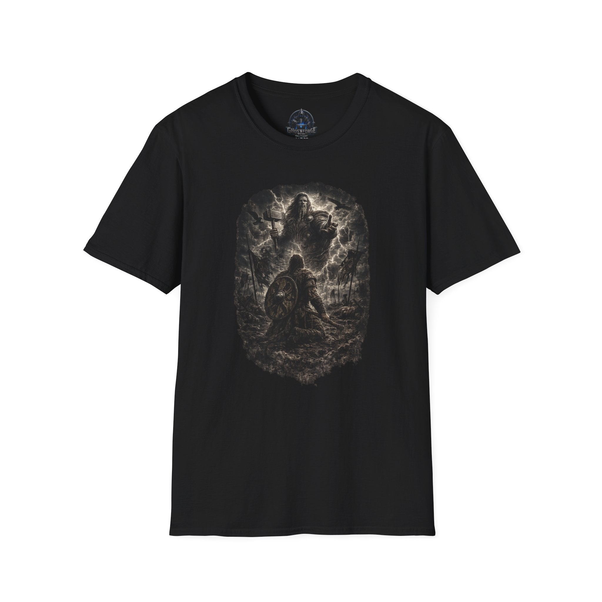 Viking Warrior Thor T-Shirt — Norse Mythology Graphic Tee