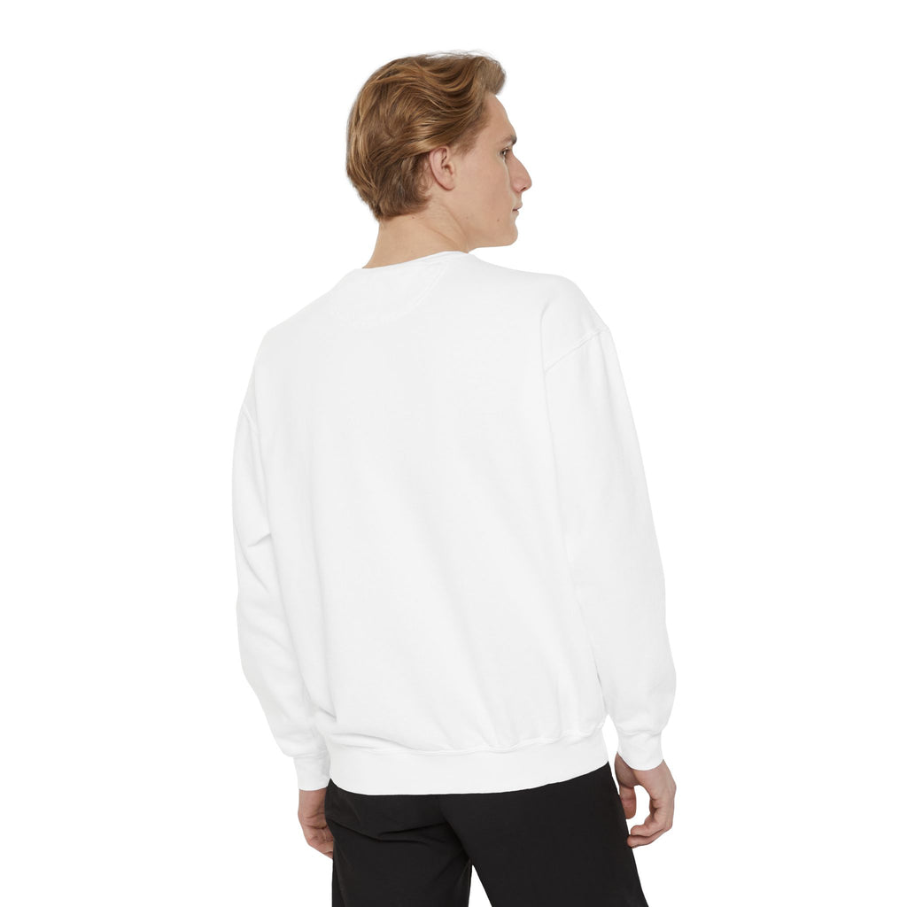 Dragon Night Sweatshirt — Mystical Purple Dragon Over Moonlit Village