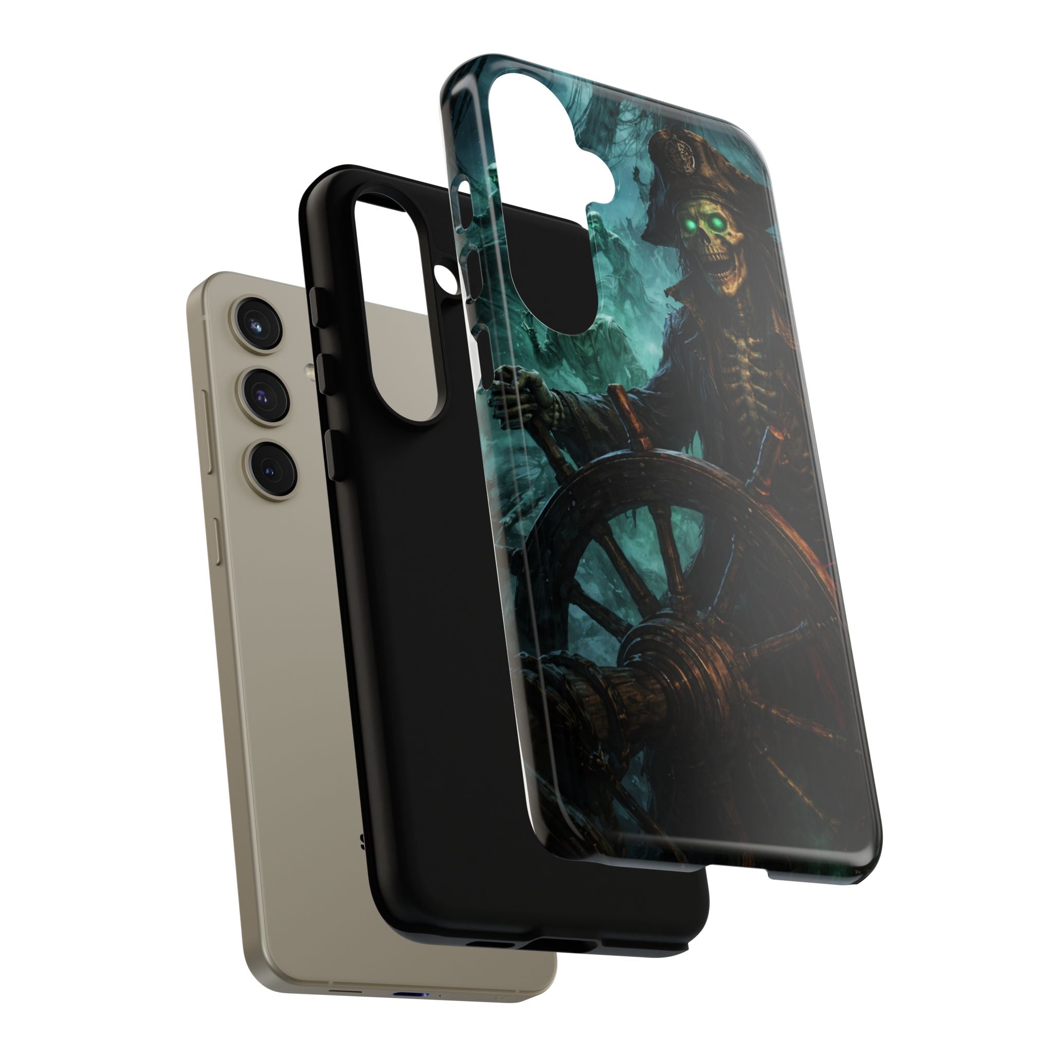 Pirate Skeleton Phone Case — Haunted Ship Captain iPhone Cover