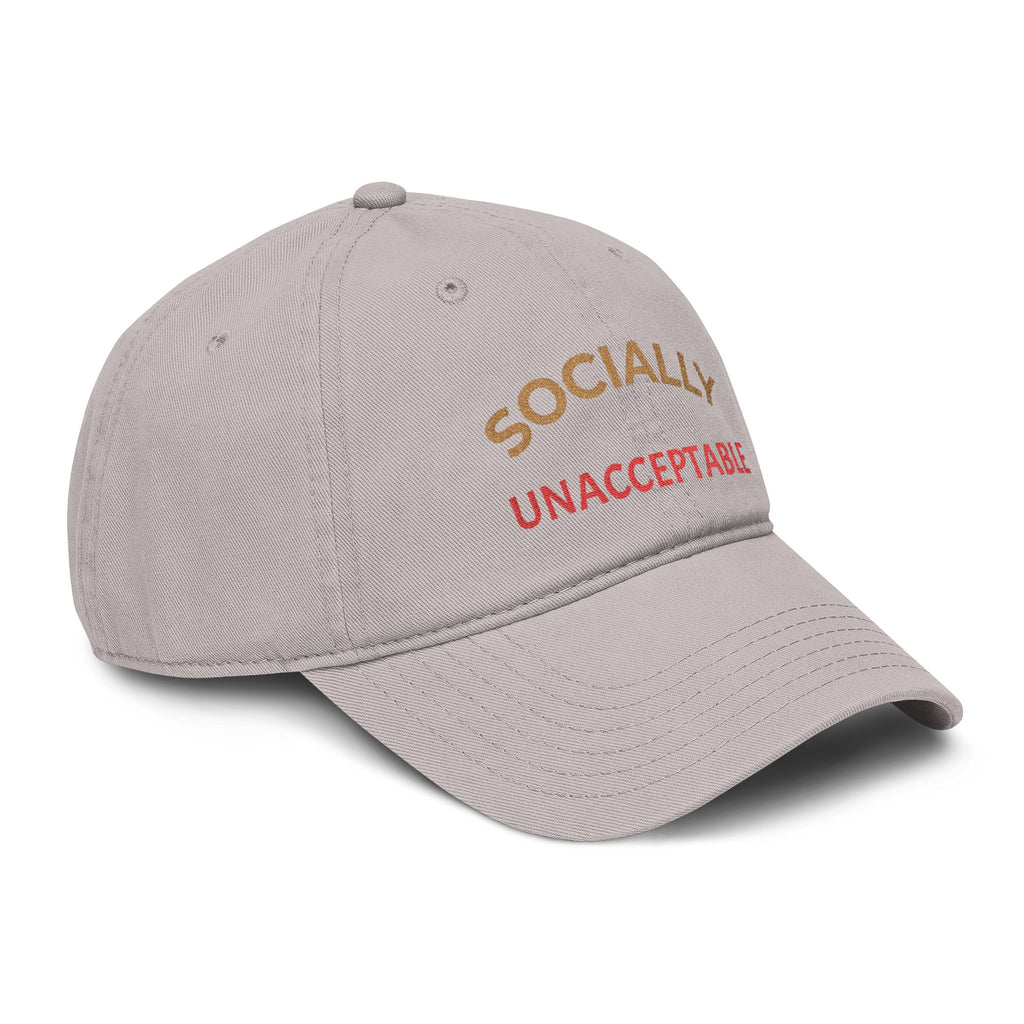 Socially Unacceptable Embroidered Baseball Cap