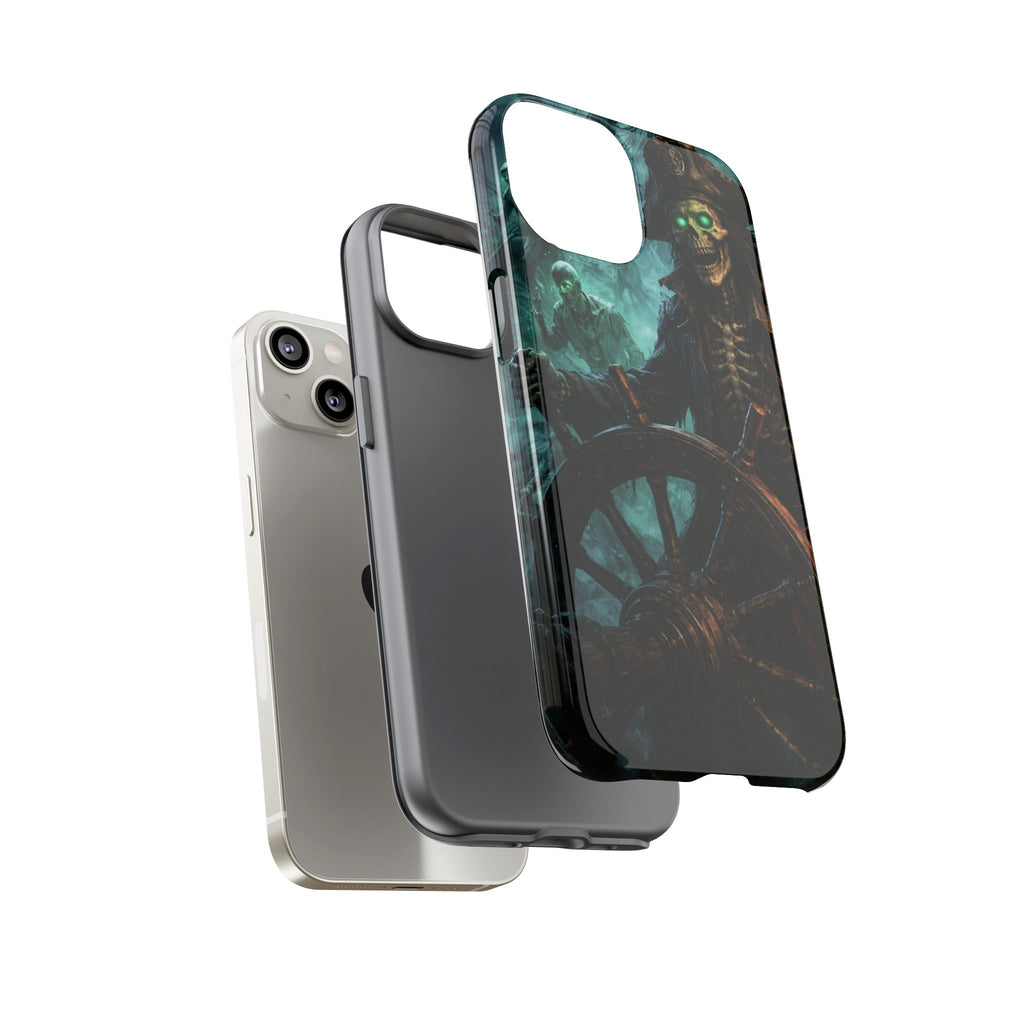 Pirate Skeleton Phone Case — Haunted Ship Captain iPhone Cover