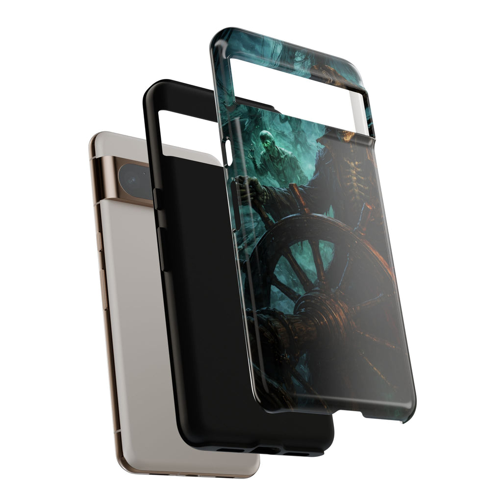 Pirate Skeleton Phone Case — Haunted Ship Captain iPhone Cover