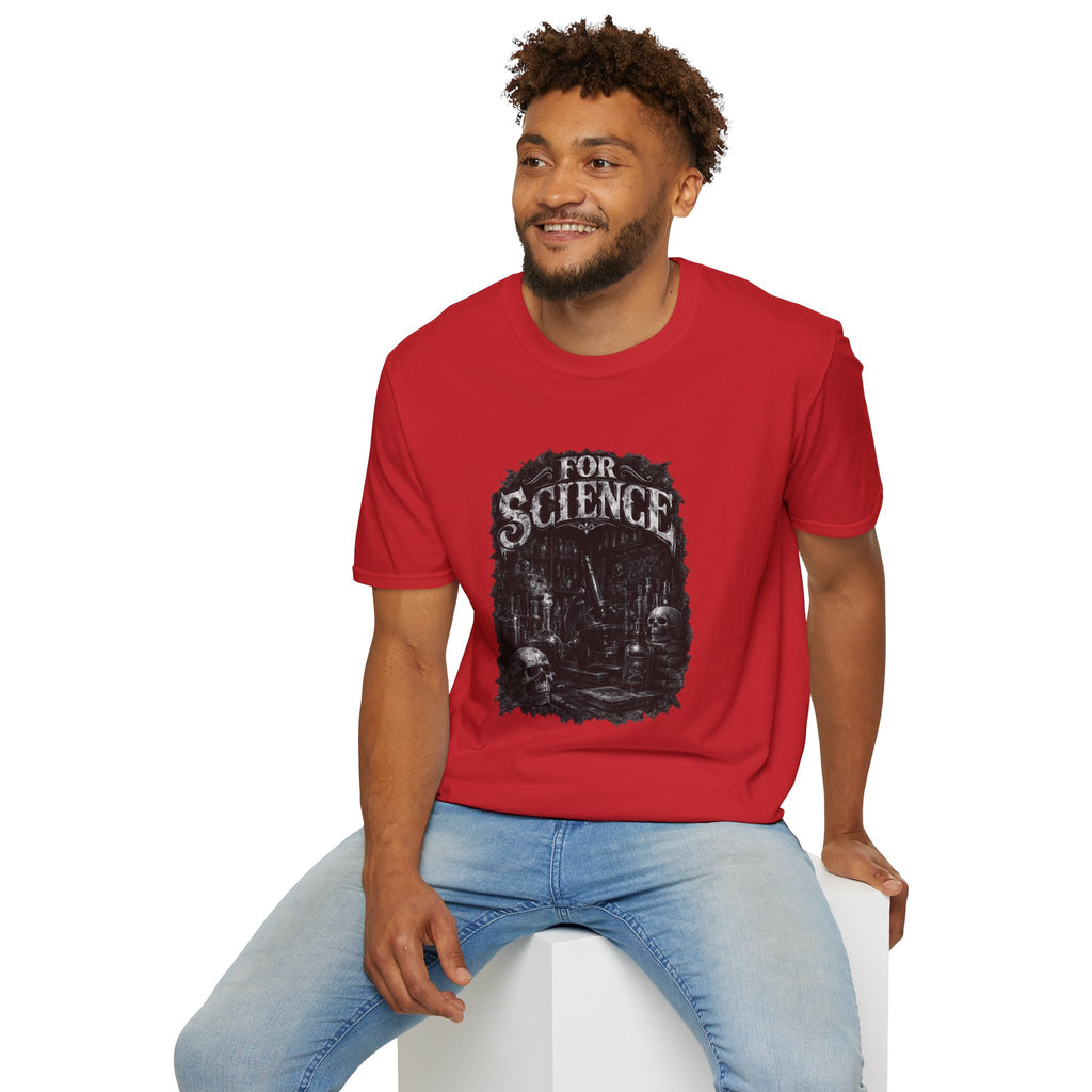 For Science T-Shirt — Dark Vintage Science Graphic Tee