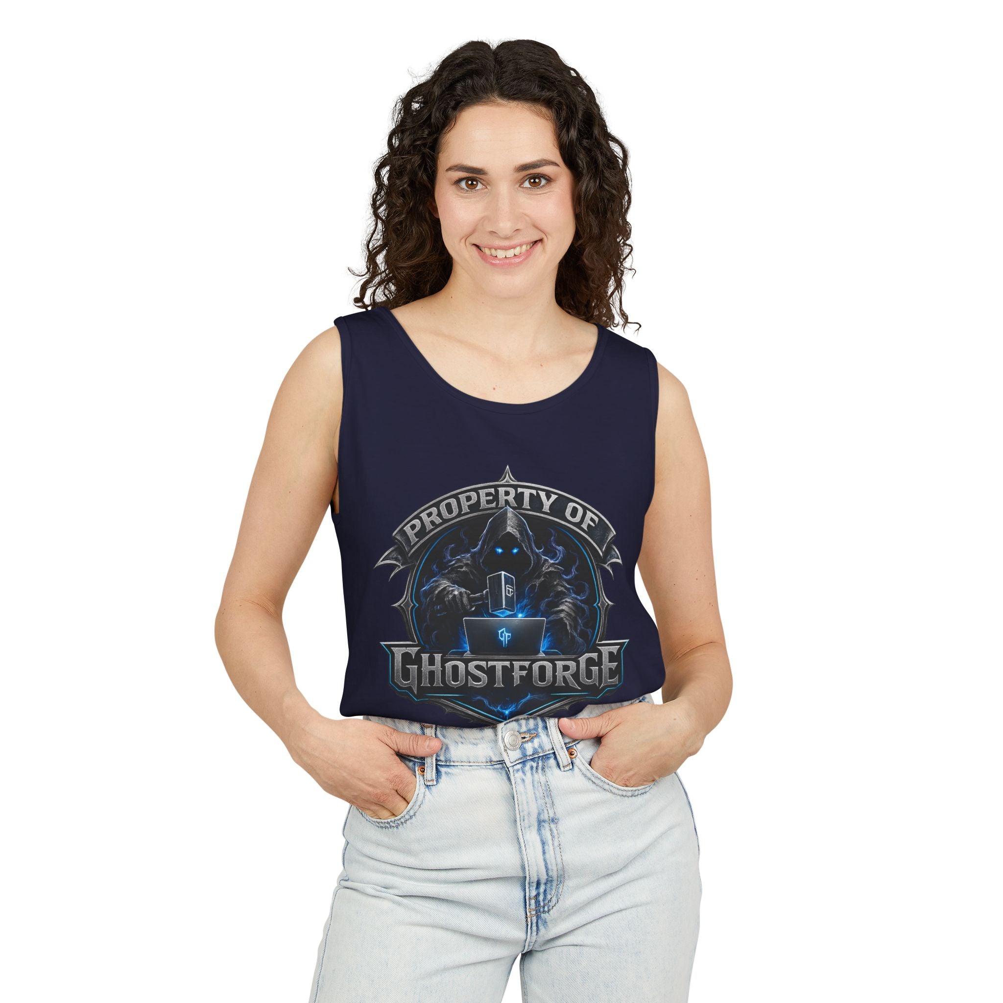 GhostForge Emblem Tank Top — Property of GFShop Logo Tank