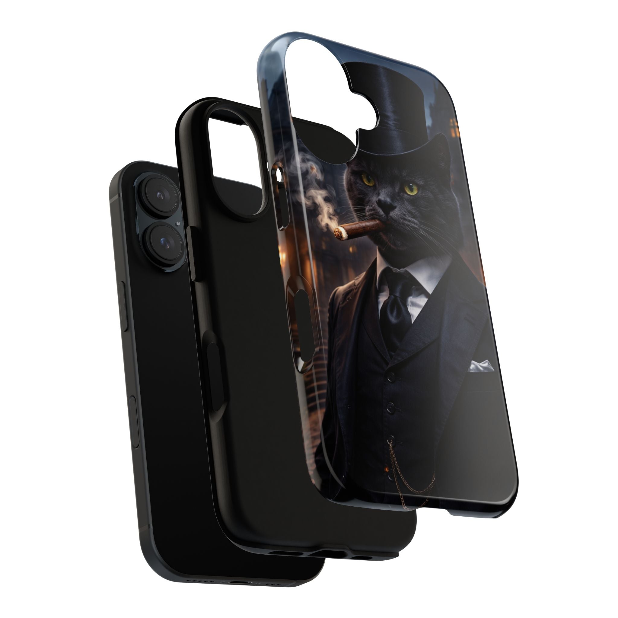 Phone Case — Strange Cat From a Strange Man (Vintage Gentleman Design)