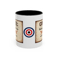 Coffee Mug — “Coffee: Making people less ‘targety’ with every cup” Vintage Accent Mug