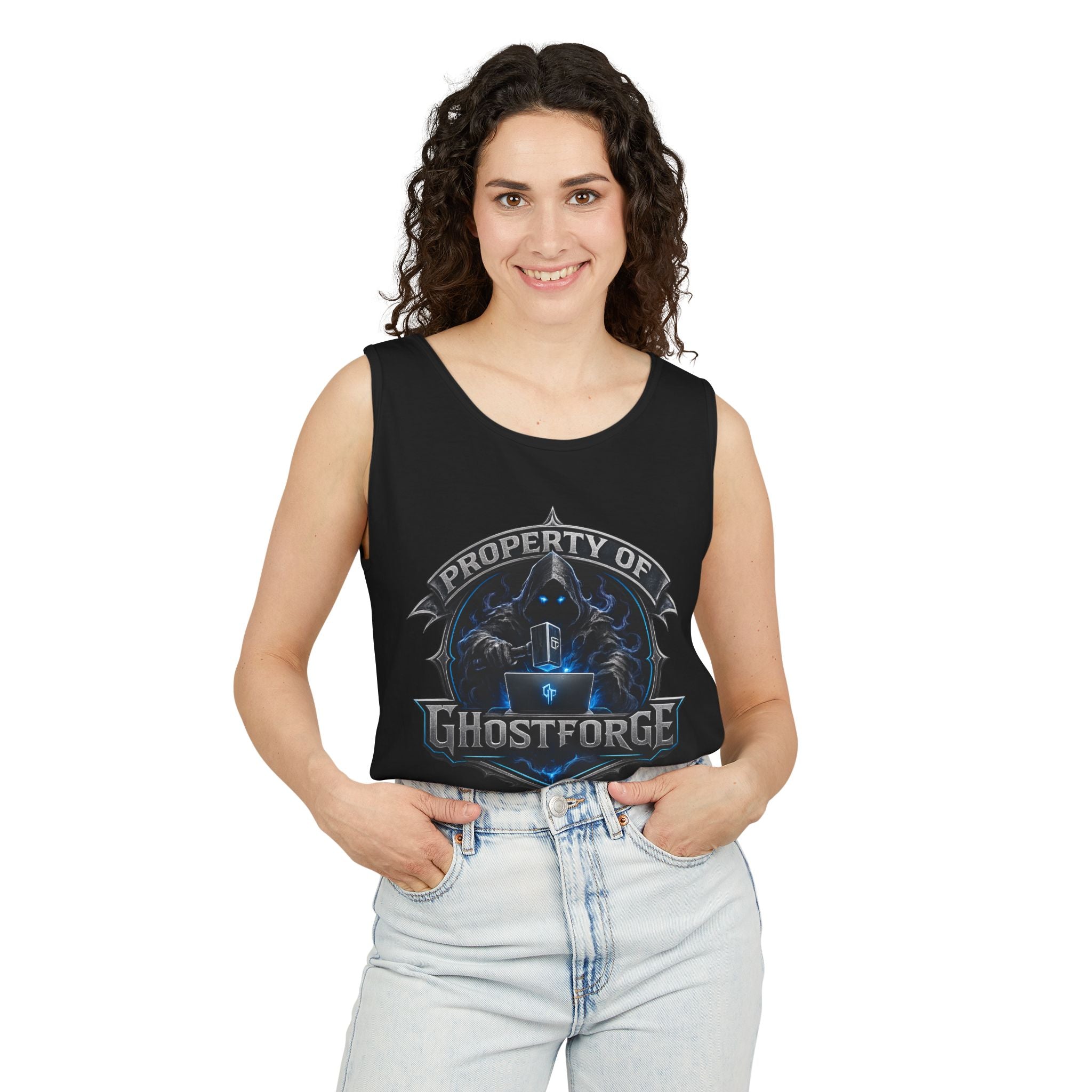 GhostForge Emblem Tank Top — Property of GFShop Logo Tank