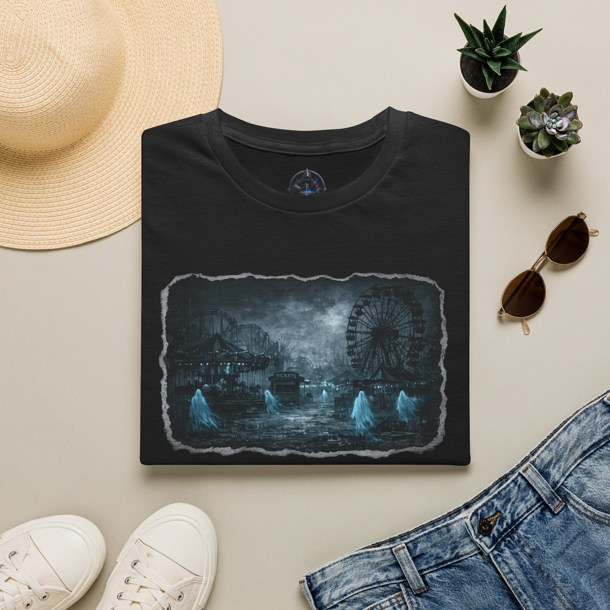 Haunted Fair T-Shirt — Ghostly Carnival Tee