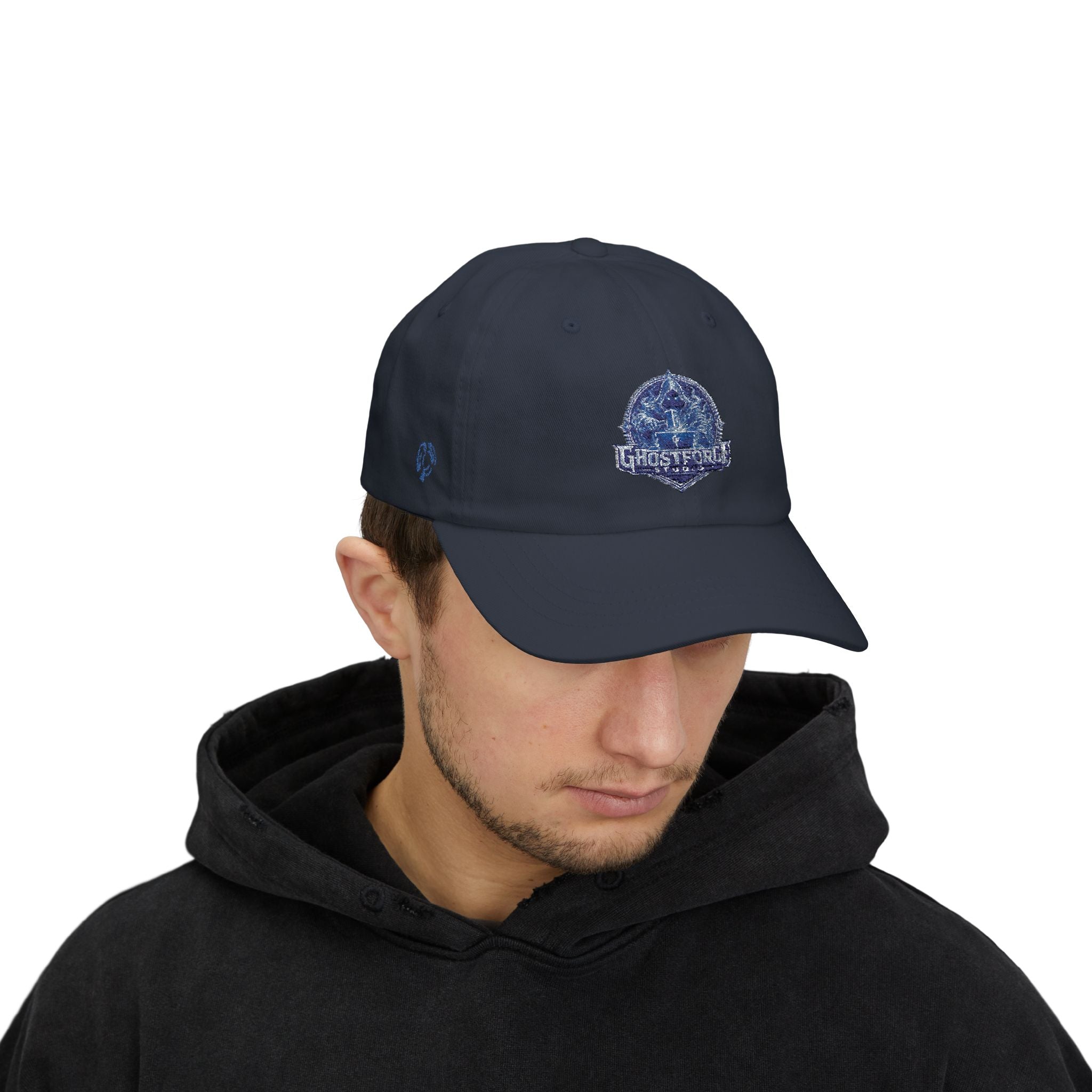 Ghostforge Studio Classic Dad Cap – Embroidered Electric Logo Baseball Hat