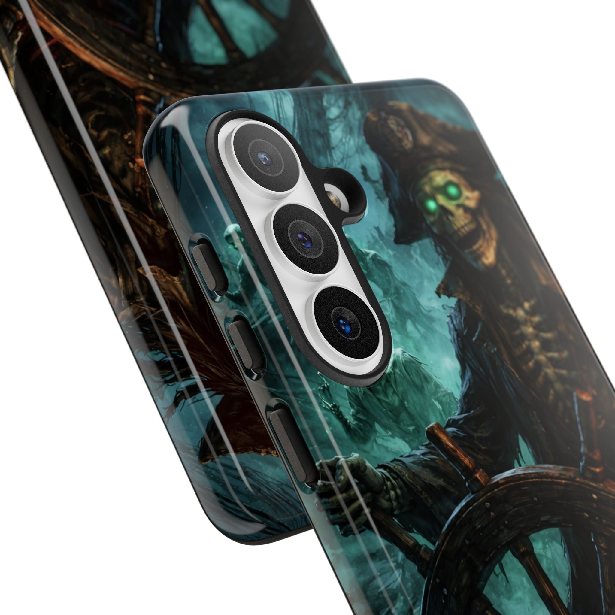 Pirate Skeleton Phone Case — Haunted Ship Captain iPhone Cover