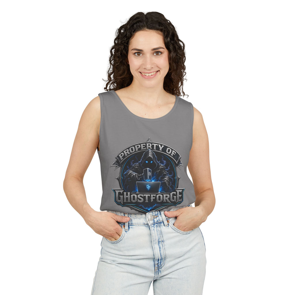 GhostForge Emblem Tank Top — Property of GFShop Logo Tank