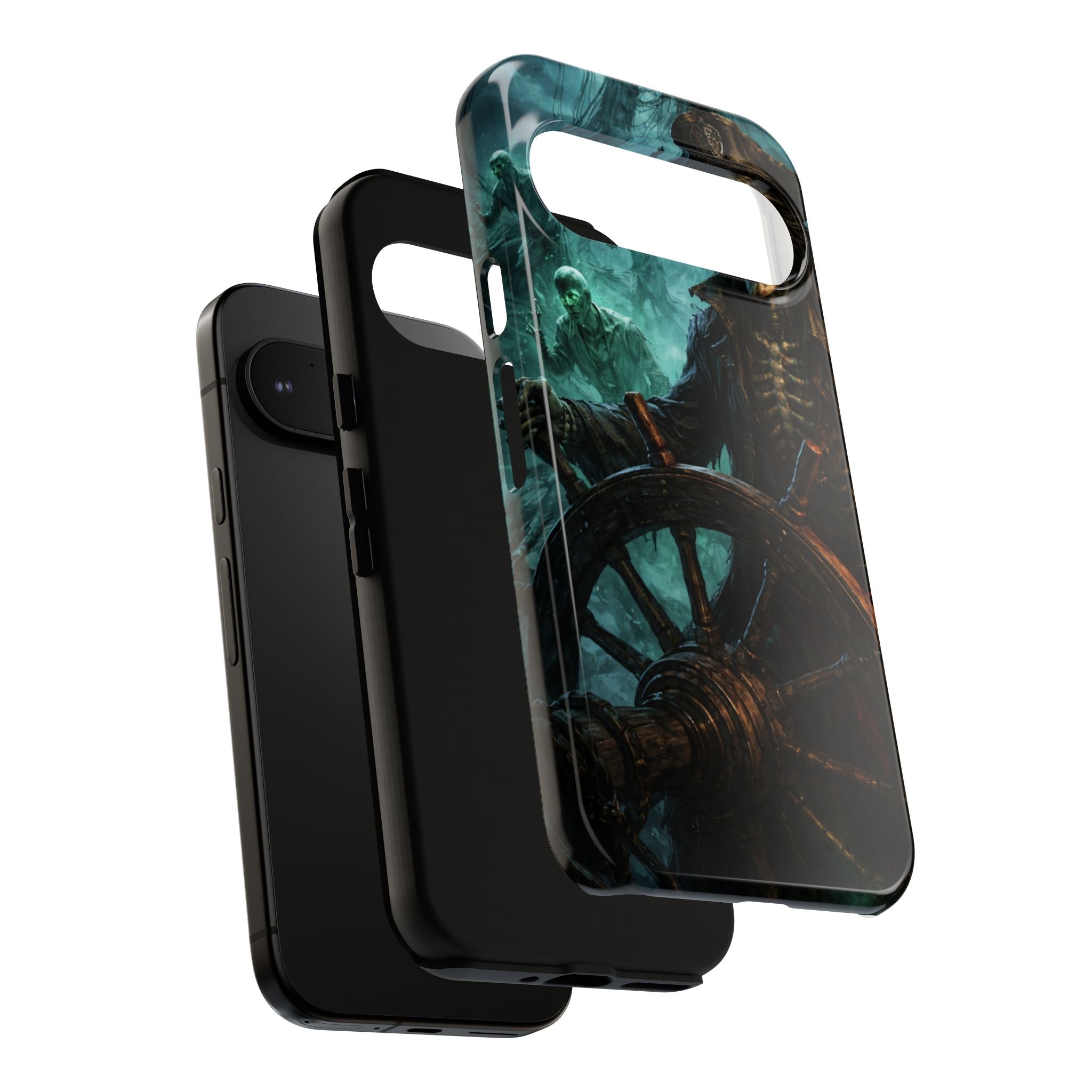 Pirate Skeleton Phone Case — Haunted Ship Captain iPhone Cover