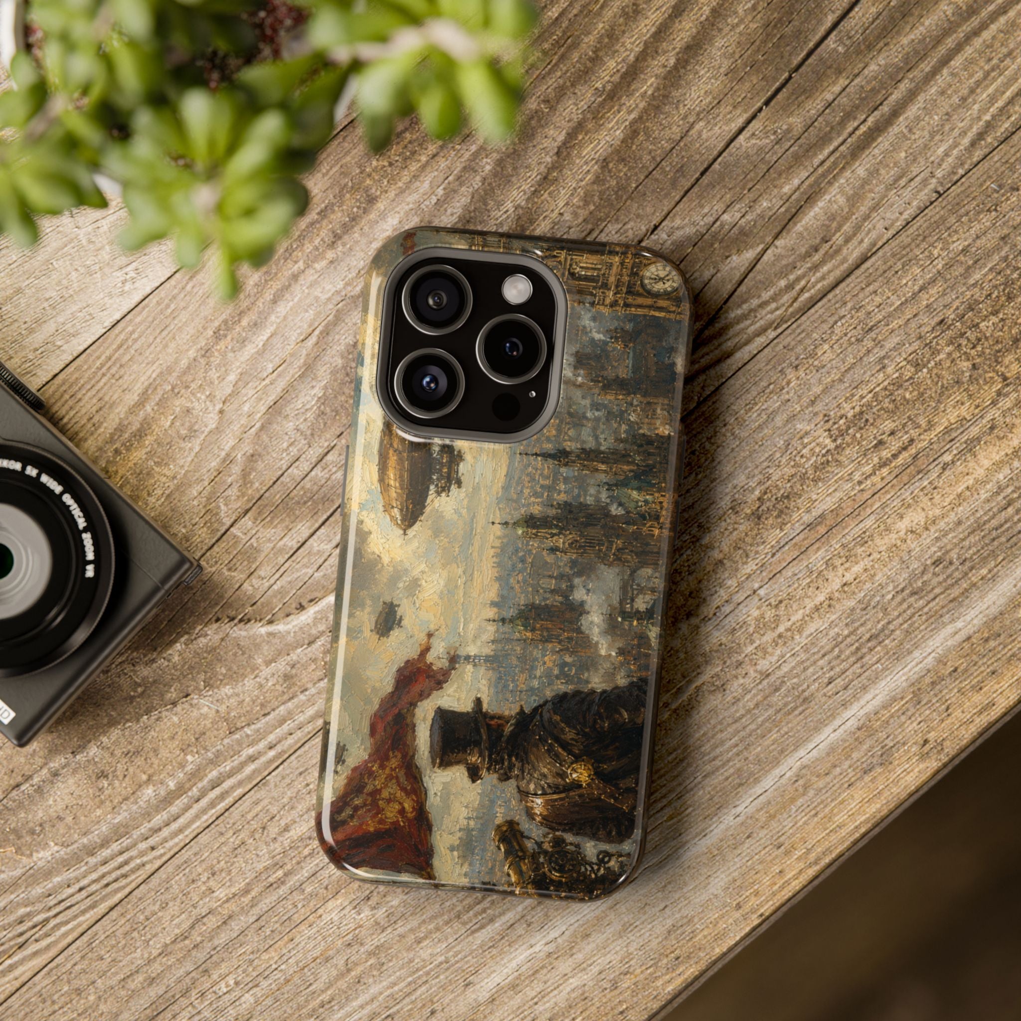 Steampunk Scene Magnetic Impact-Resistant Phone Case