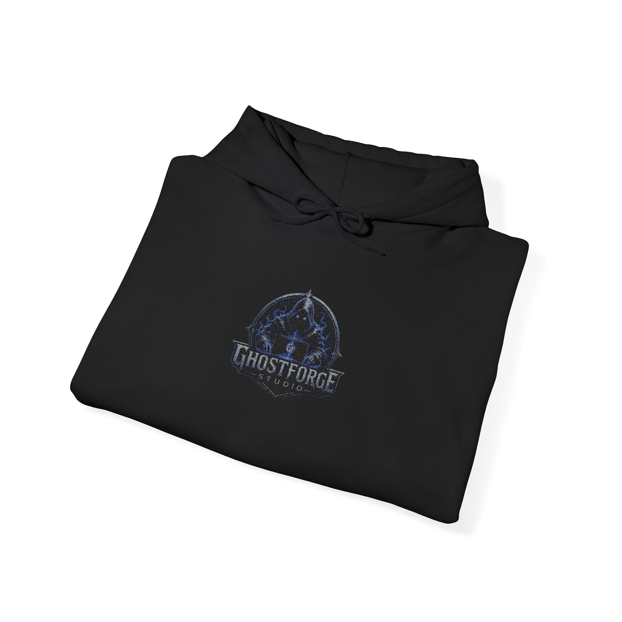 GhostForge Logo Hoodie — Graphic Wraith Hooded Sweatshirt